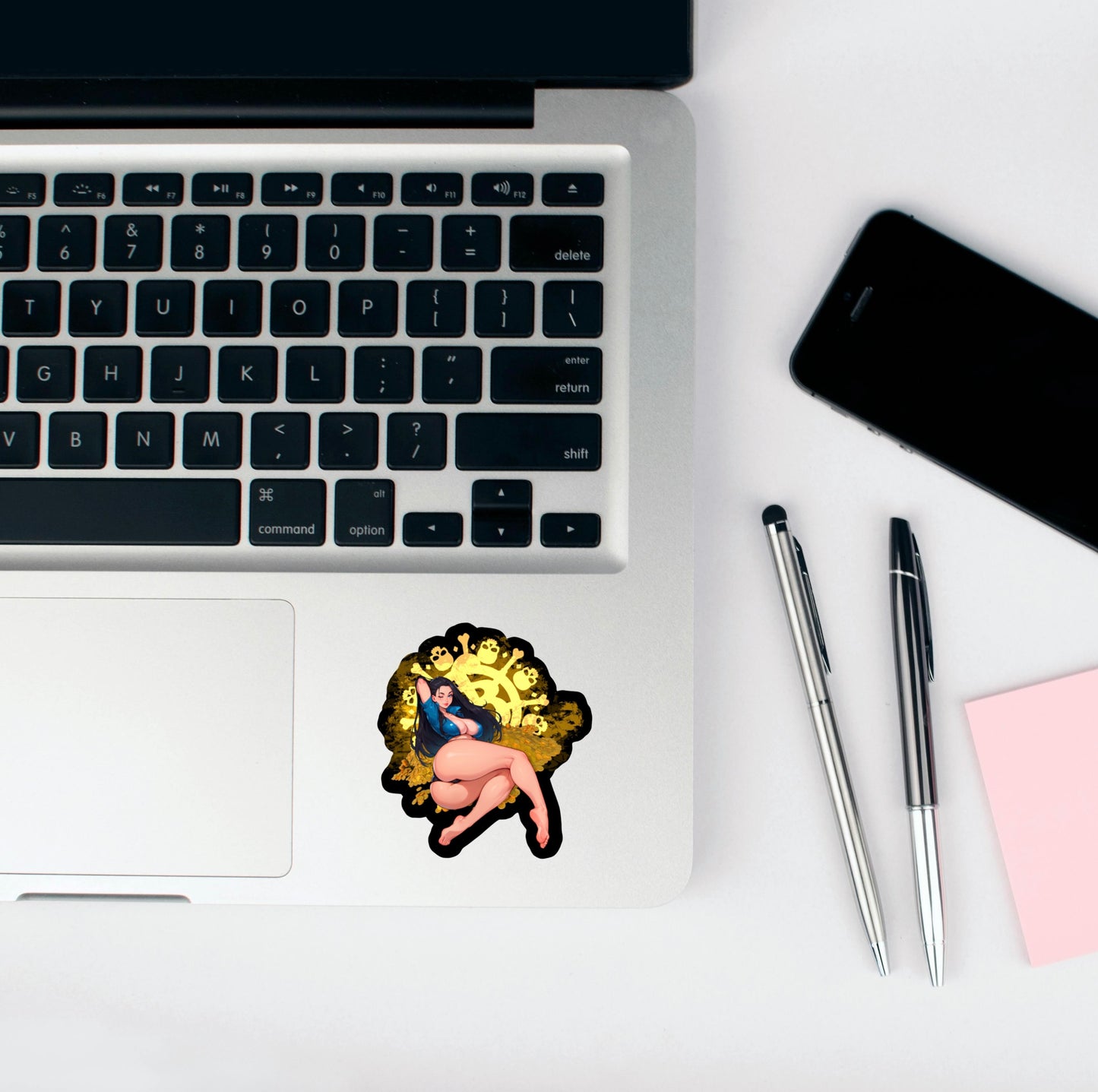 Golden Love Slapper Sticker