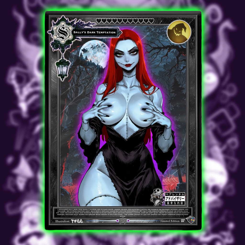 Dark Sally X Dark Fantasy Waifu Holo Collectable Cards