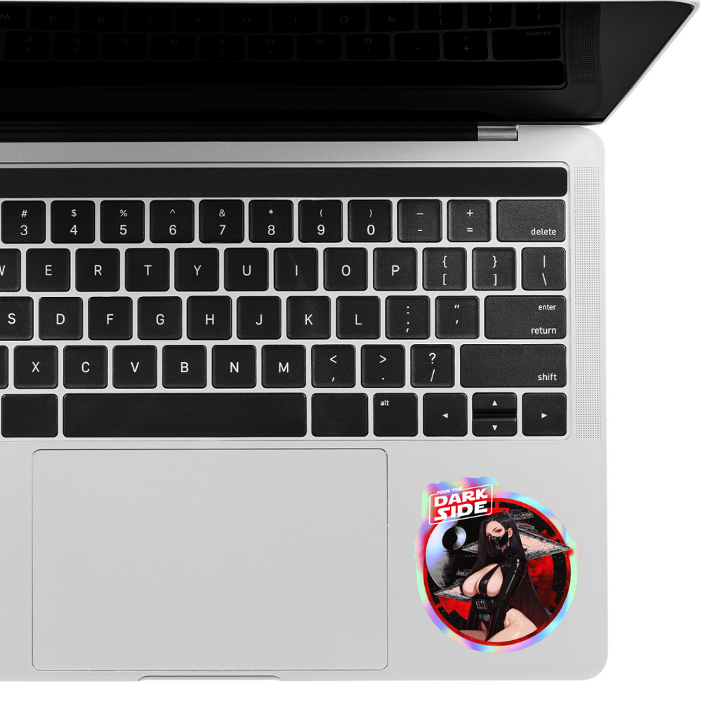Join The Dark Side Holographic Die-Cut Stickers