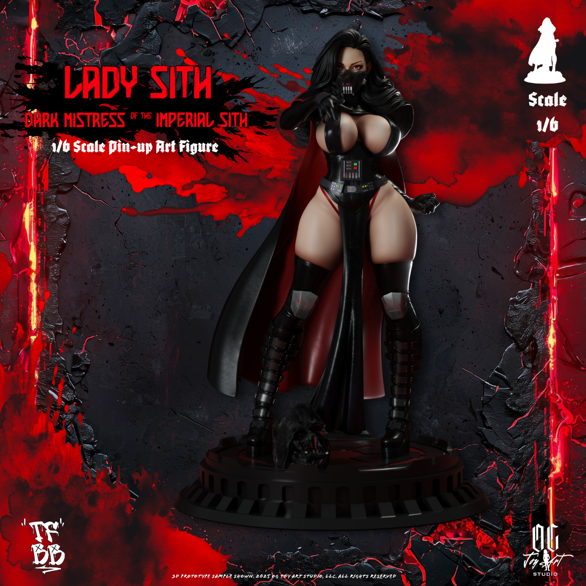 Lady Sith: Dark Mistress of the Imperial Sith Exclusive 1/6th Scale Pin-up Art Figure (Pre-Order)