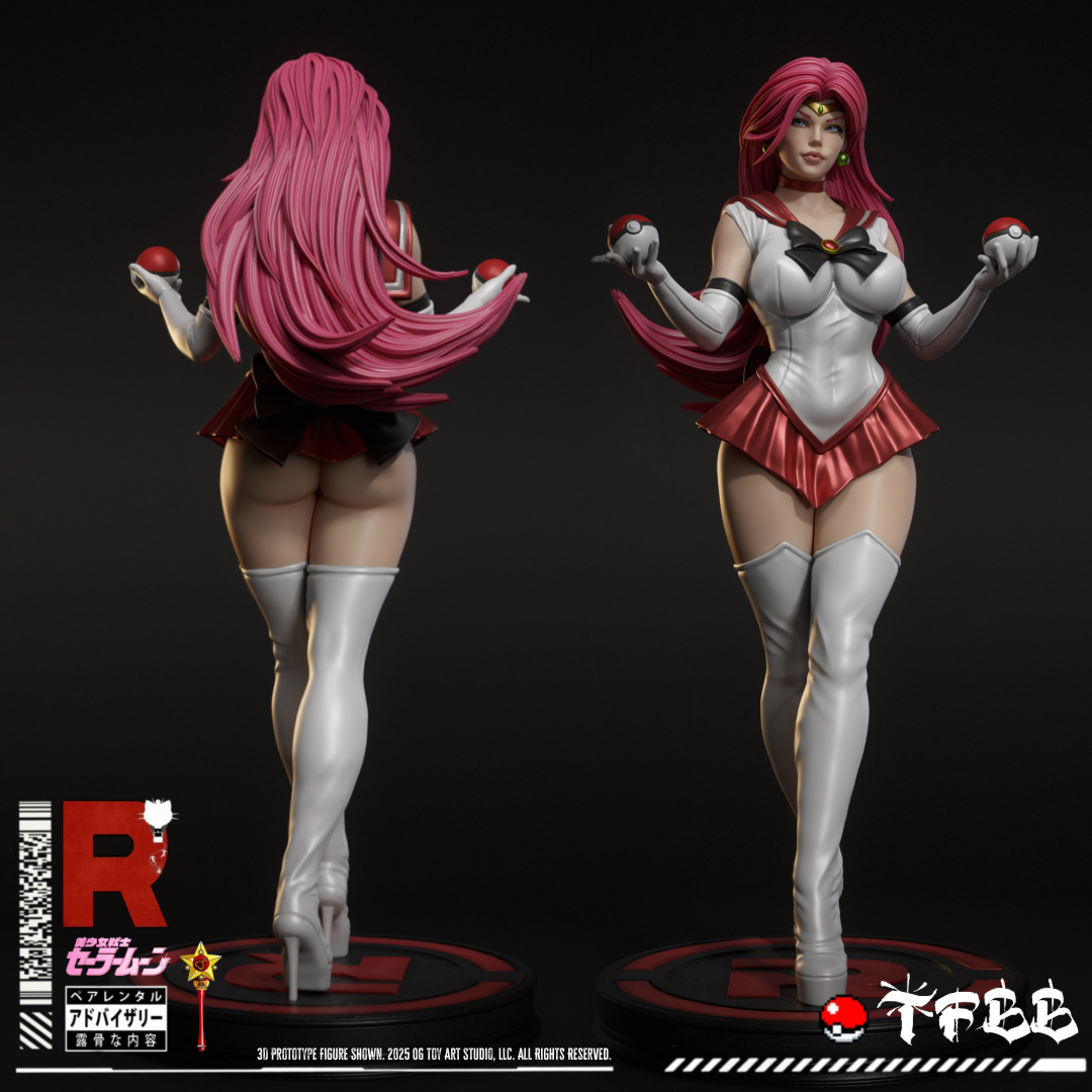 Sailor Jessie X Team Rocket’s Cosmic Senshi Goddess 1/6th Scale Deluxe Pin-up Art Figure
