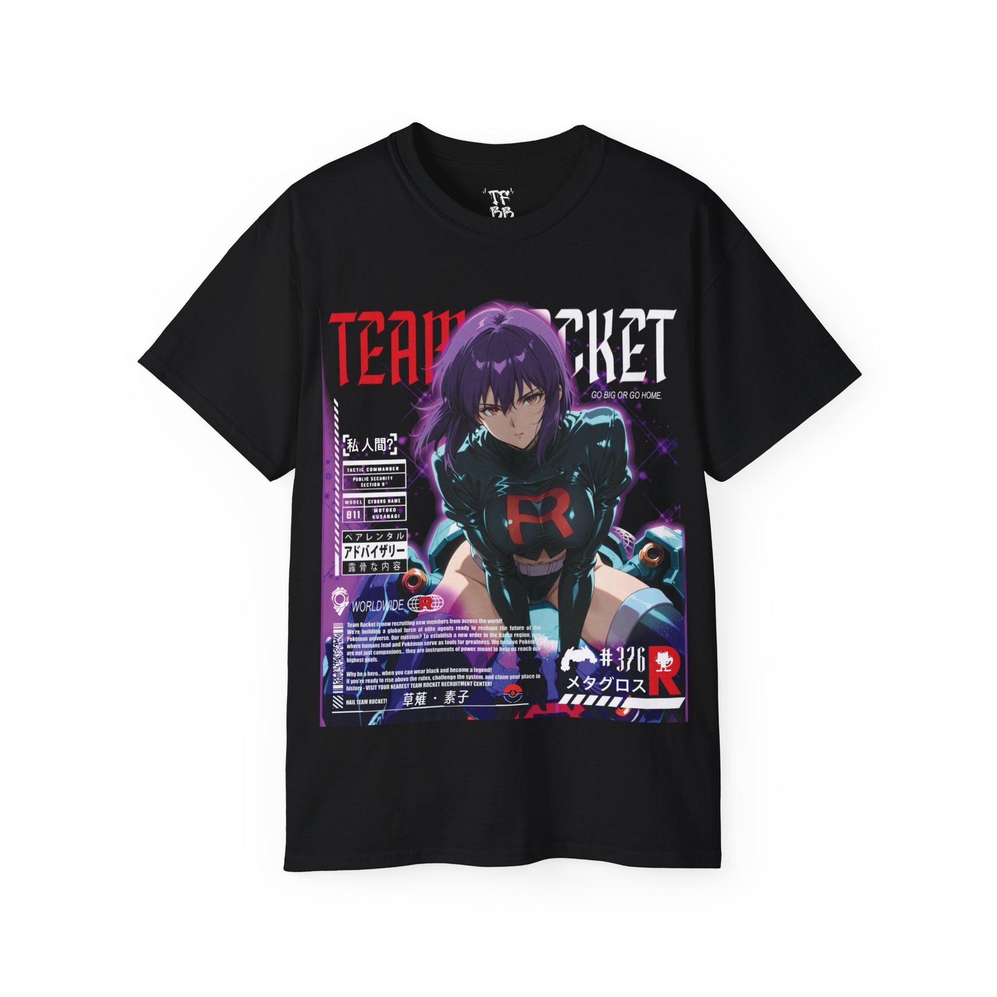 Team Rocket X Dark Motoko Kusanagi OG Classic Tee