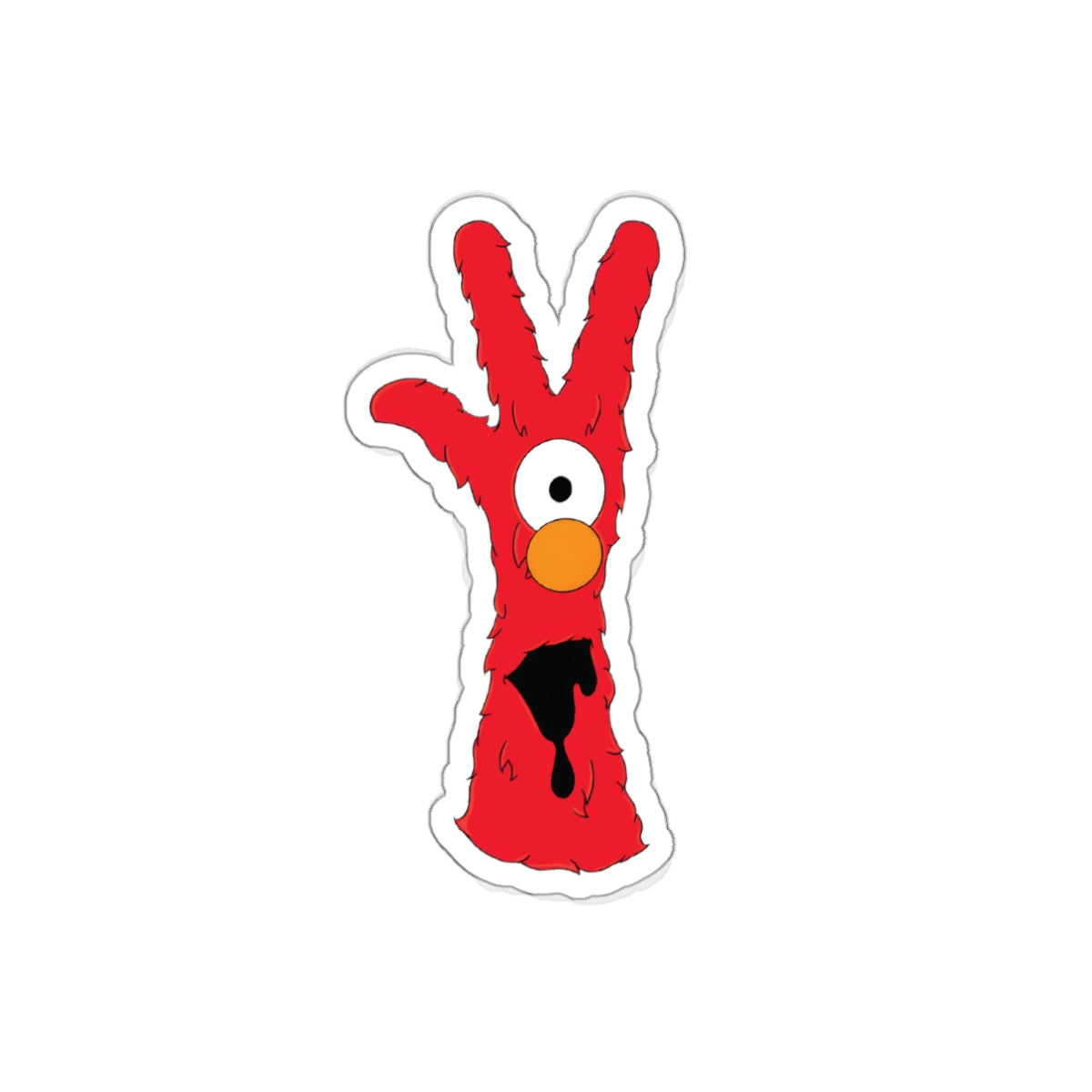 The Elmo Fingers Slapper Sticker