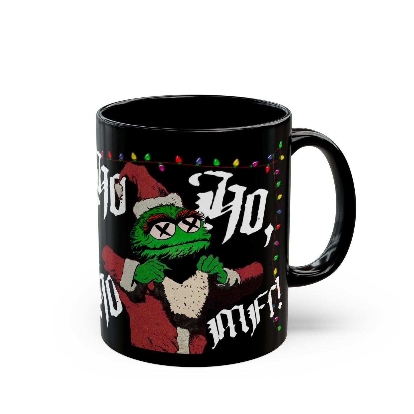 TFBB Ho Ho Ho MFr! Black Mug (11oz, 15oz)