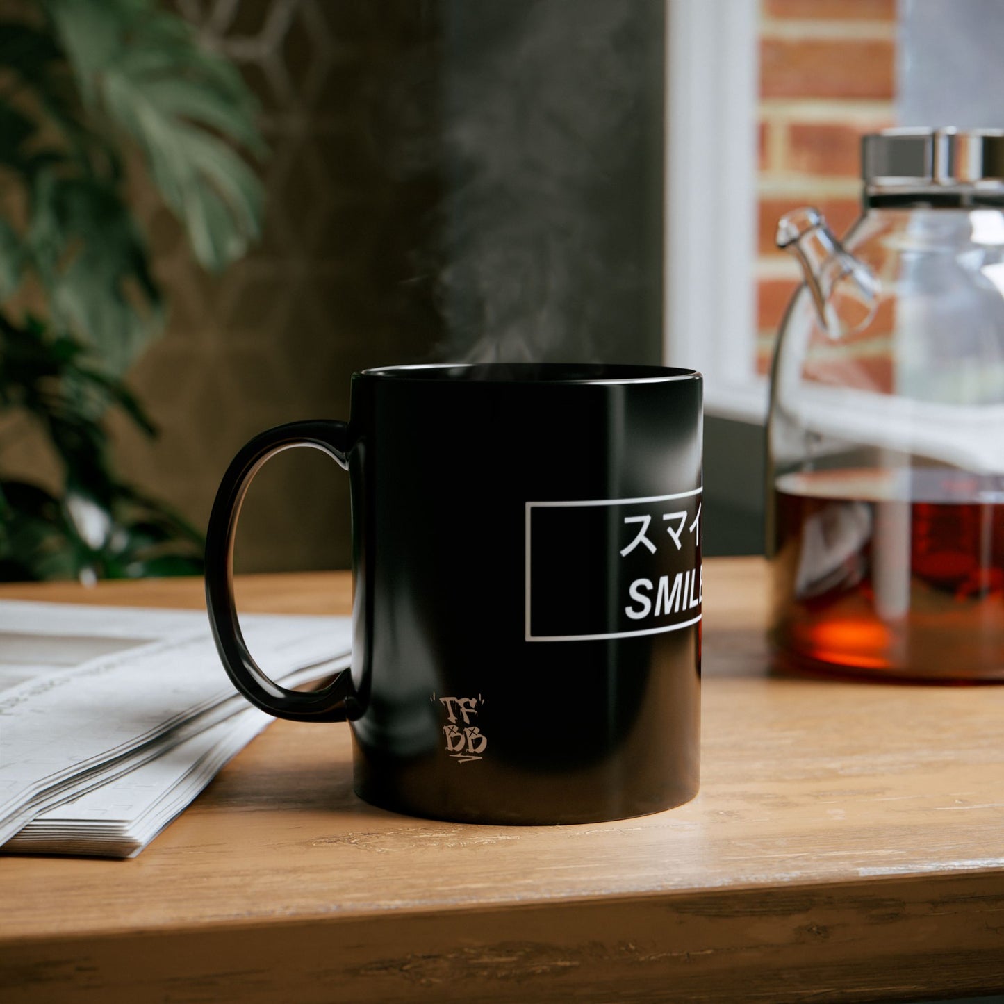 TFBB Smile Black Mug (11oz)