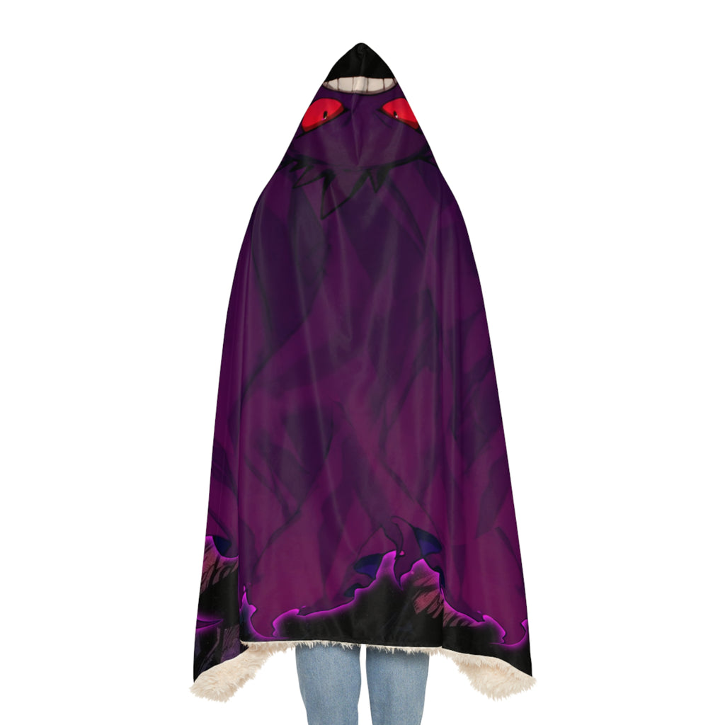 Gengar Cloak X Dark Fantasy Hooded Blanket