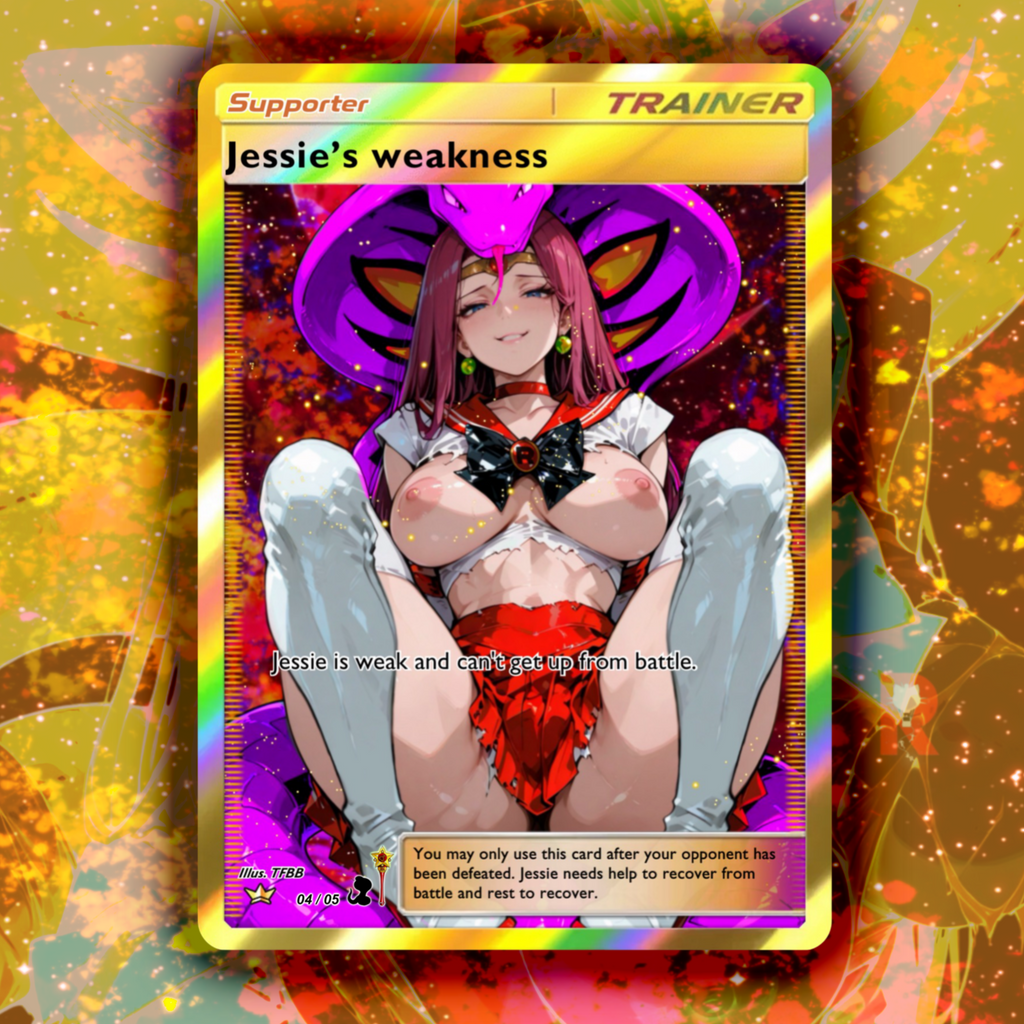 Exclusive Sailor Jessie Full Art Trainer Support Collectable Cards (RE-STOCK)