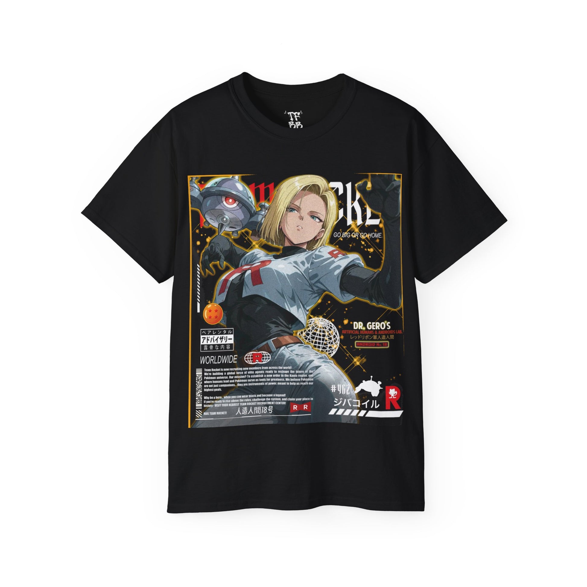 Team Rocket X Dark Android 18 OG Classic Tee