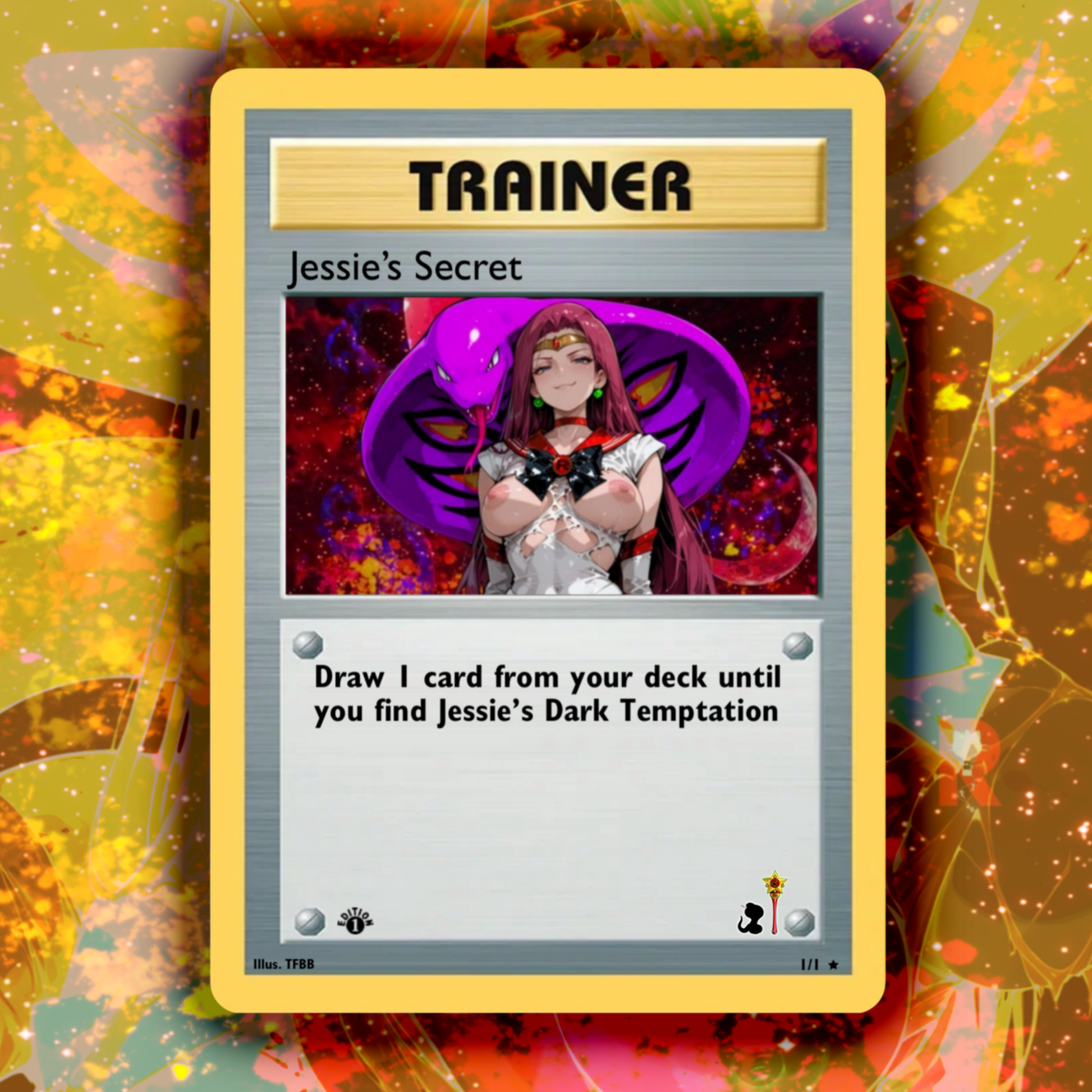 Exclusive Sailor Jessie Full Art Trainer Support Collectable Cards (RE-STOCK)