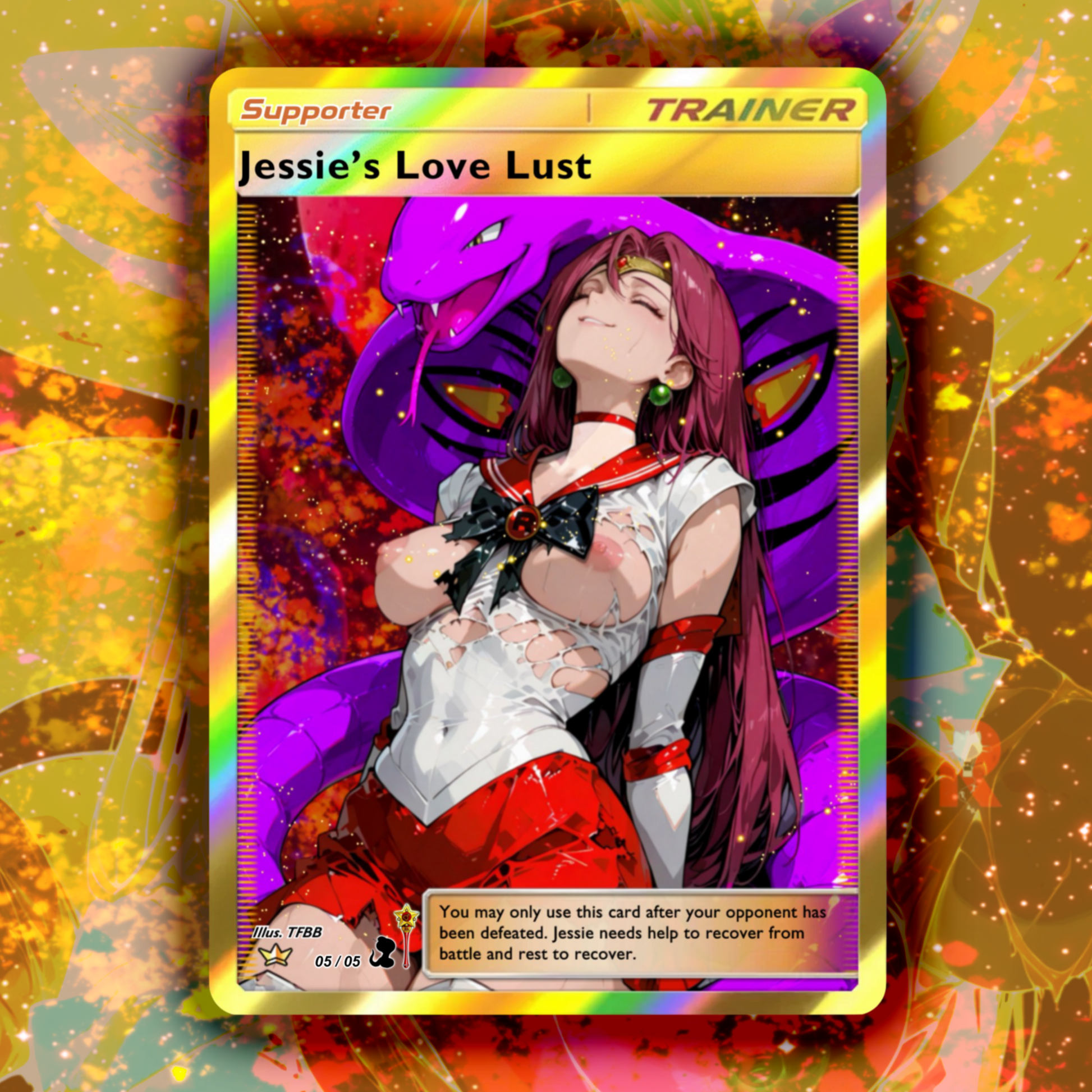 Exclusive Sailor Jessie Full Art Trainer Support Collectable Cards (RE-STOCK)
