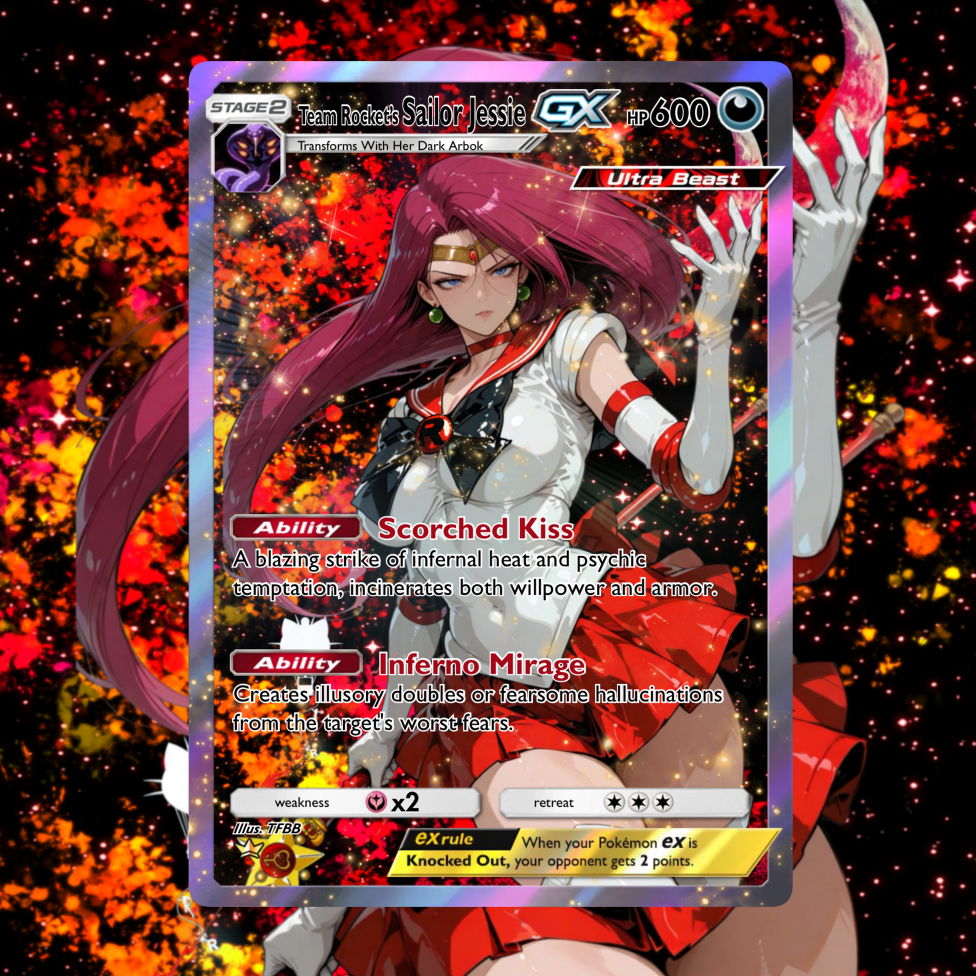 Exclusive Sailor Jessie Full Art Collectable 4pcs Set (RE-STOCK)