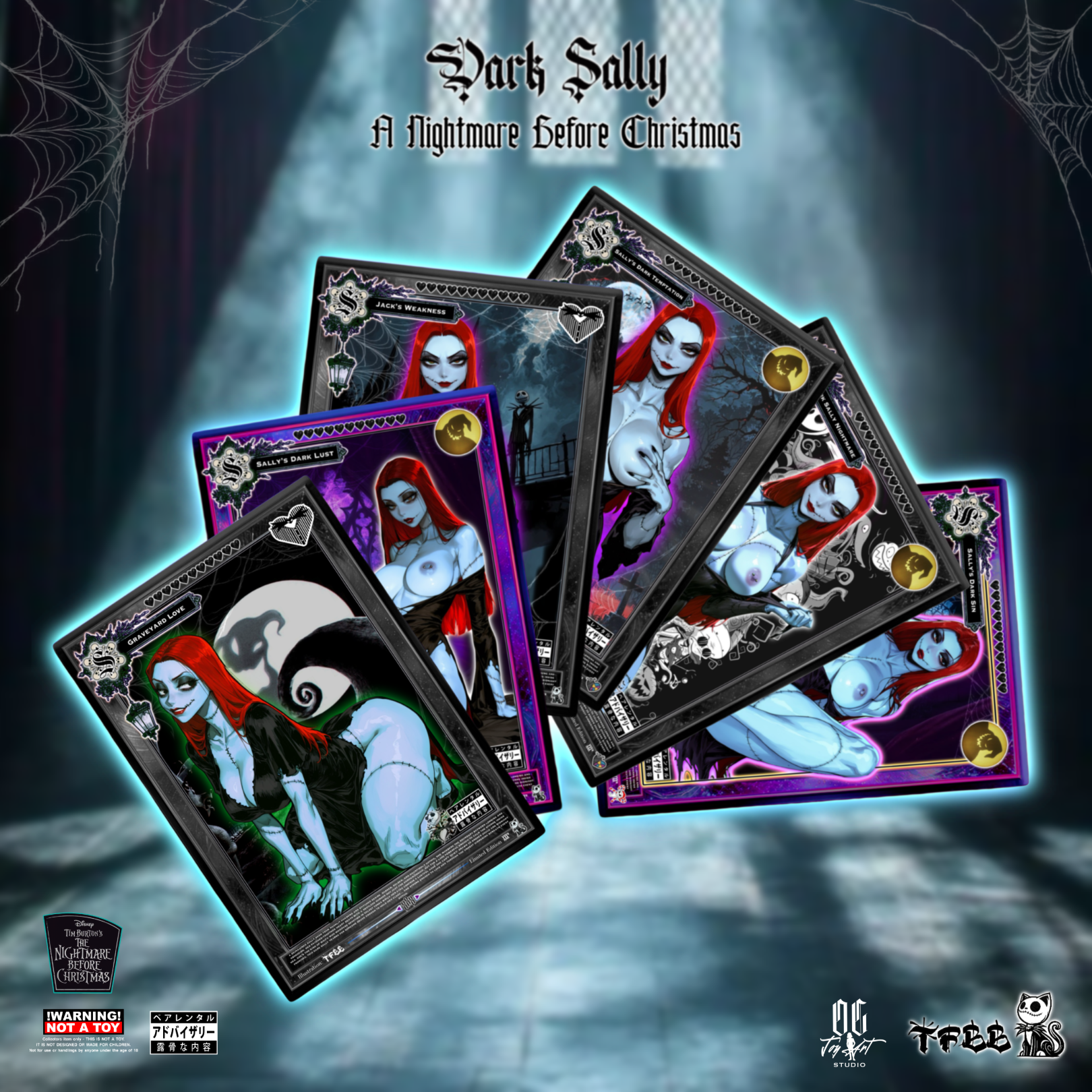 Dark Sally X A Nightmare Before Christmas Limited Edition 1/6 Scale Pin-up Art Figure