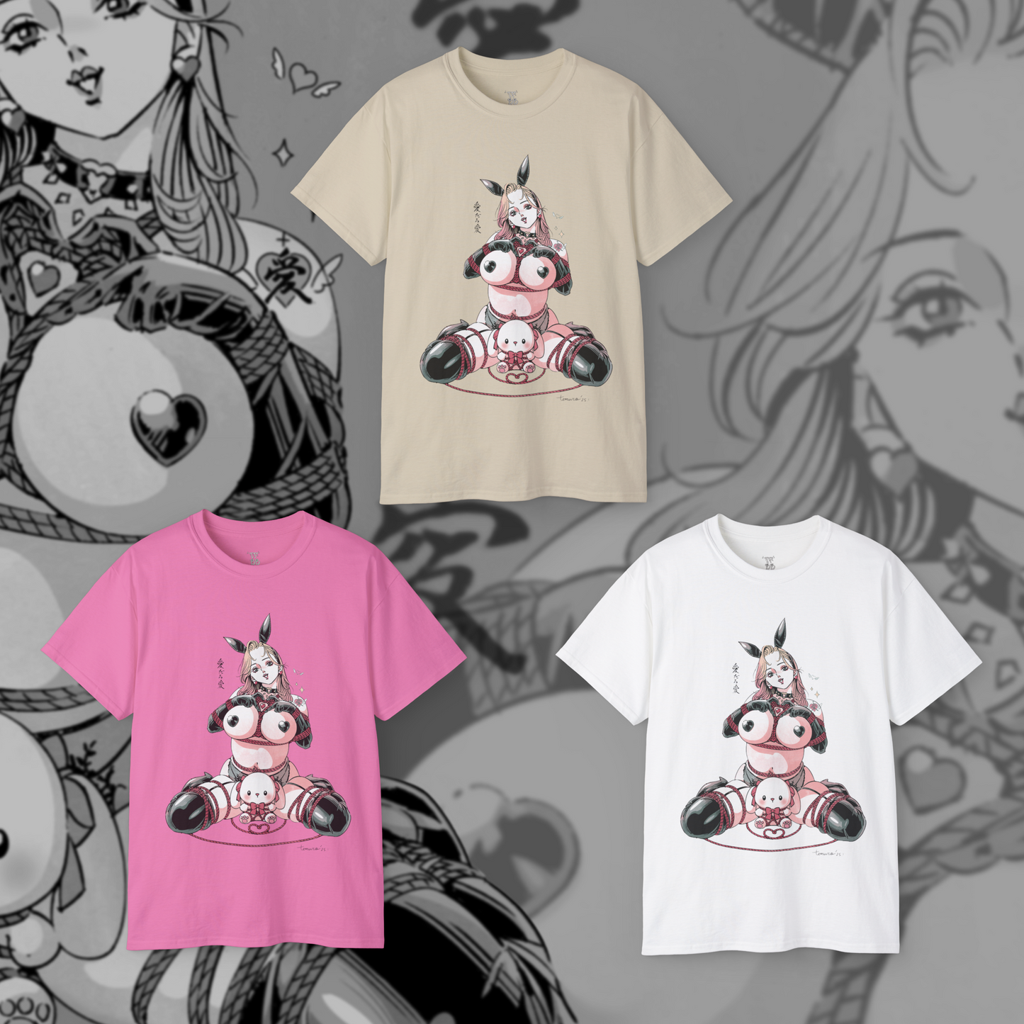 Shibari Bunny - Knotty Love Limited Edition Graphic Tee