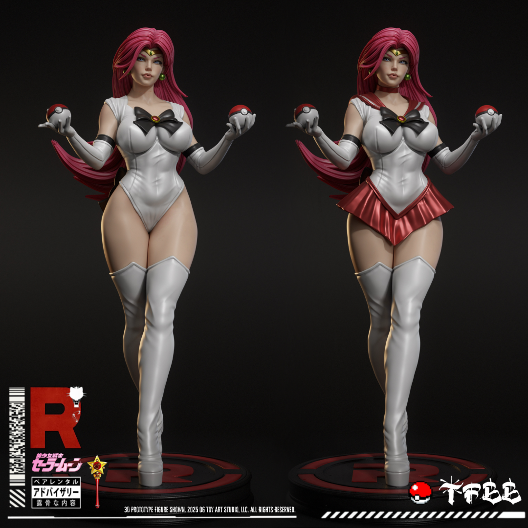 Sailor Jessie X Team Rocket’s Cosmic Senshi Goddess 1/6th Scale Deluxe Pin-up Art Figure