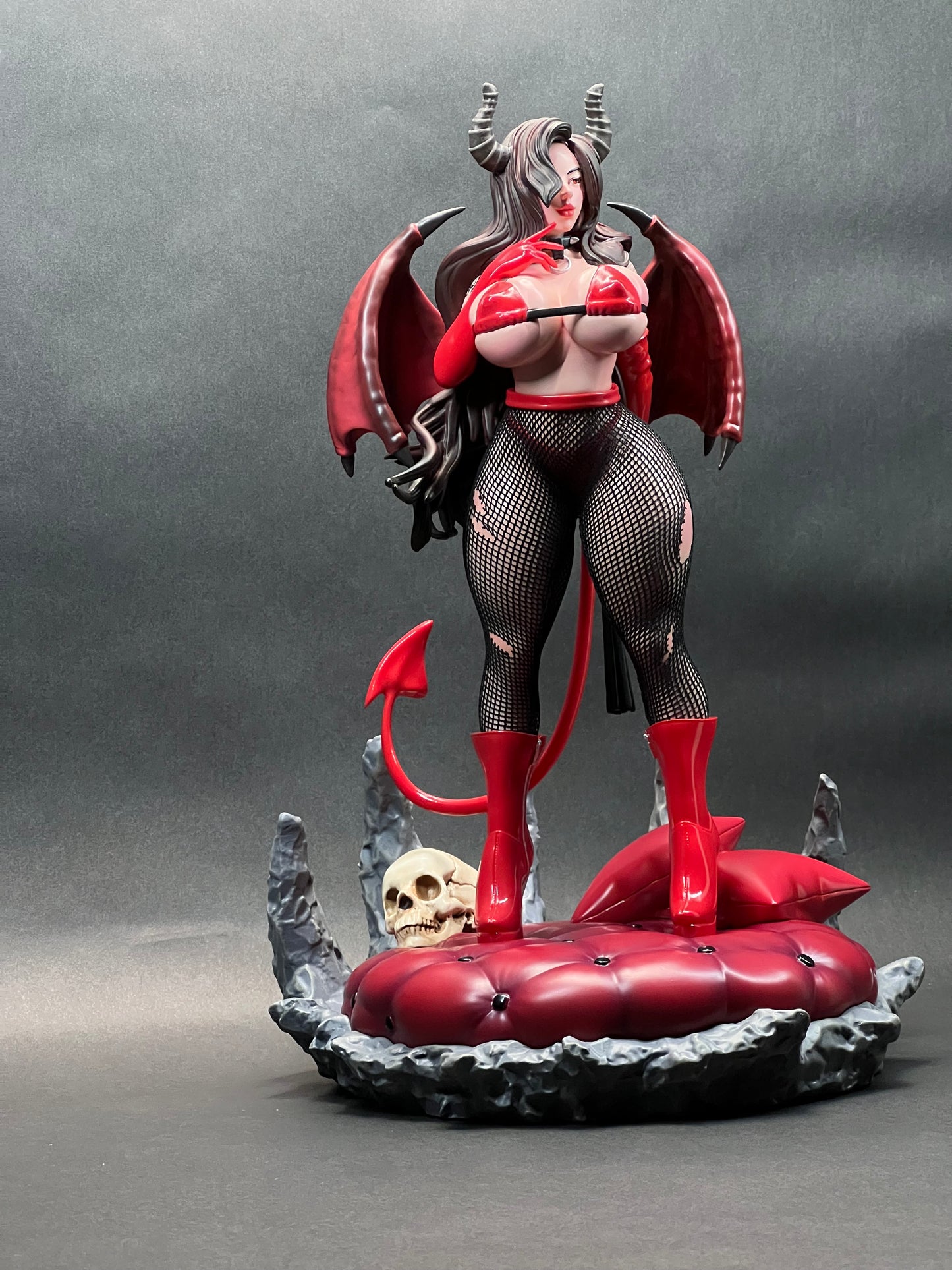 Figura de arte pin-up a escala 1/6 de la reina demonio súcubo Spite de Bishoujo Mom (pedido por adelantado)