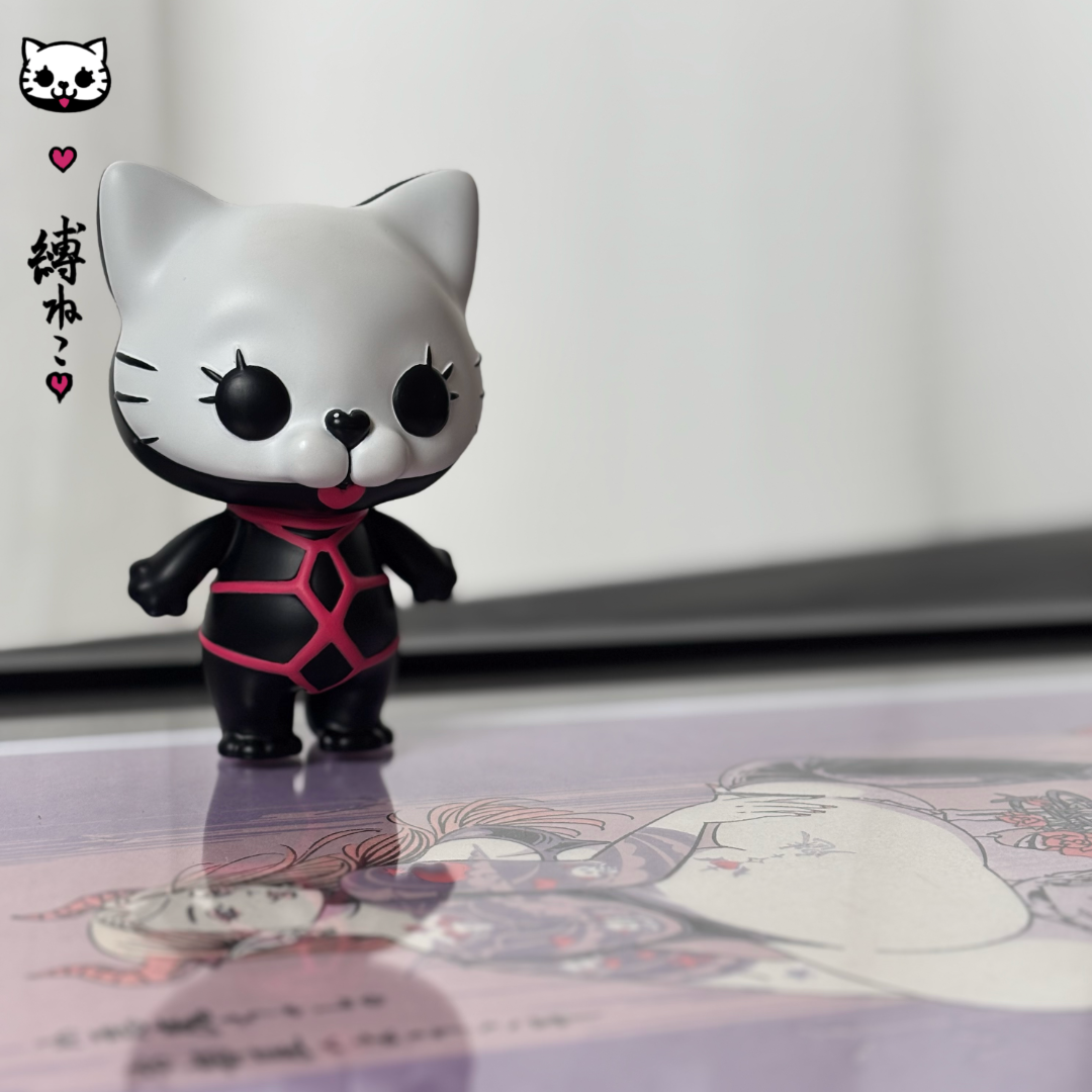 Neko Shibari Vinyl Art Figure (Pre-Order)