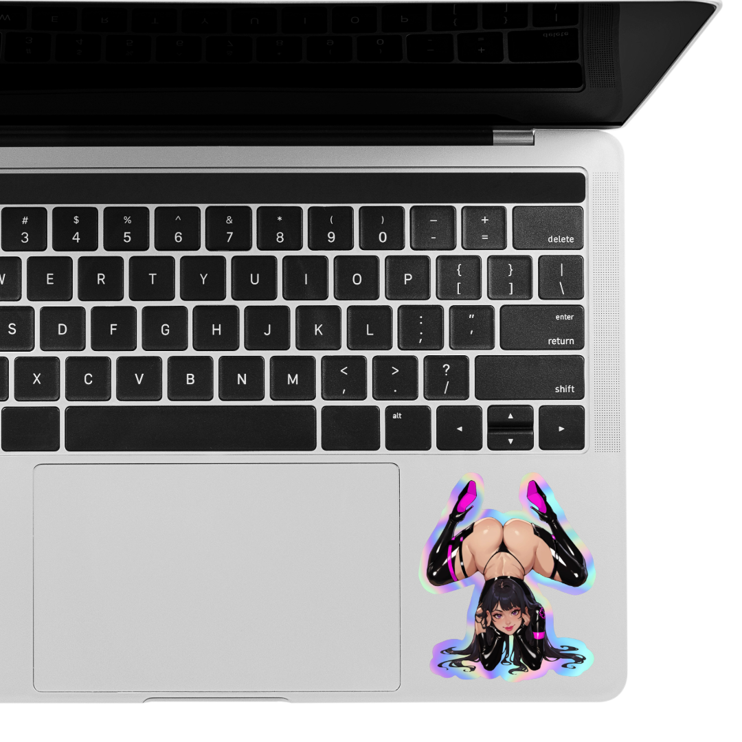 CHXRRYXBLOSSOM - Naughty Angel Holographic Die-Cut Stickers