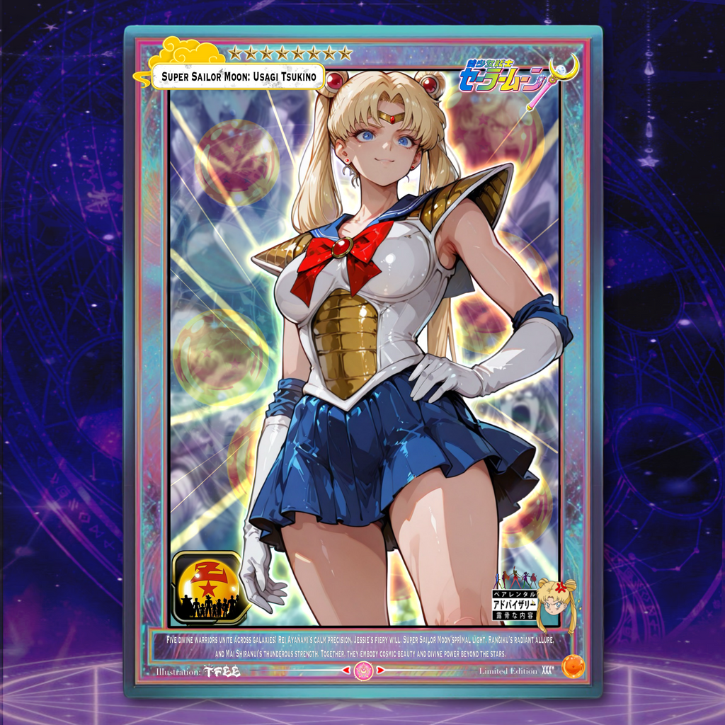 Super Sailor Moon X Usagi Tsukino Senshi Goddesses Holo Collectable Card