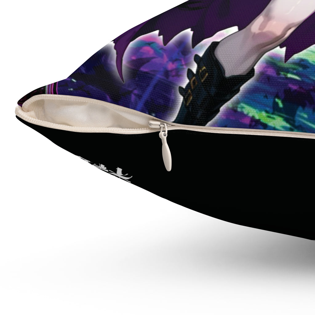 Gengar Goth Girl X Dark Fantasy Throw Pillow