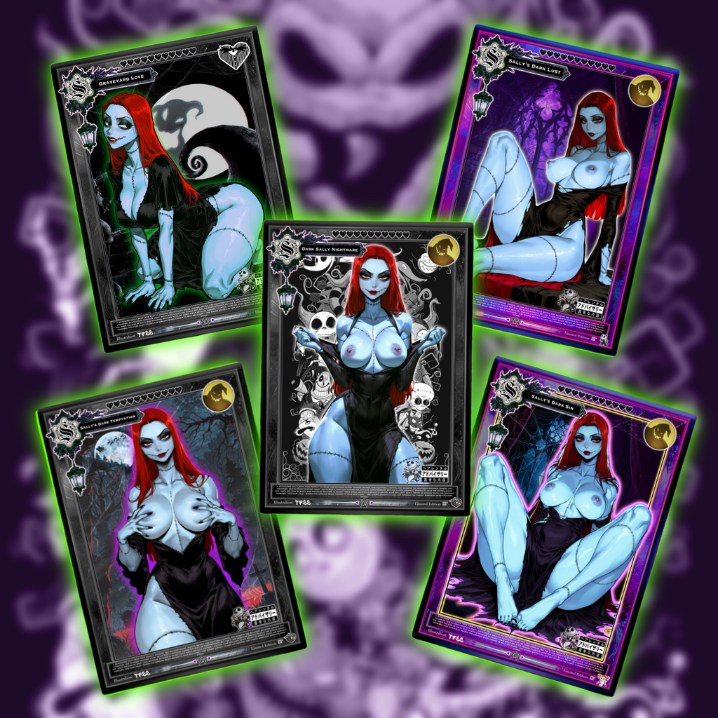 Dark Sally X Dark Fantasy Waifu Holo Collectable Cards