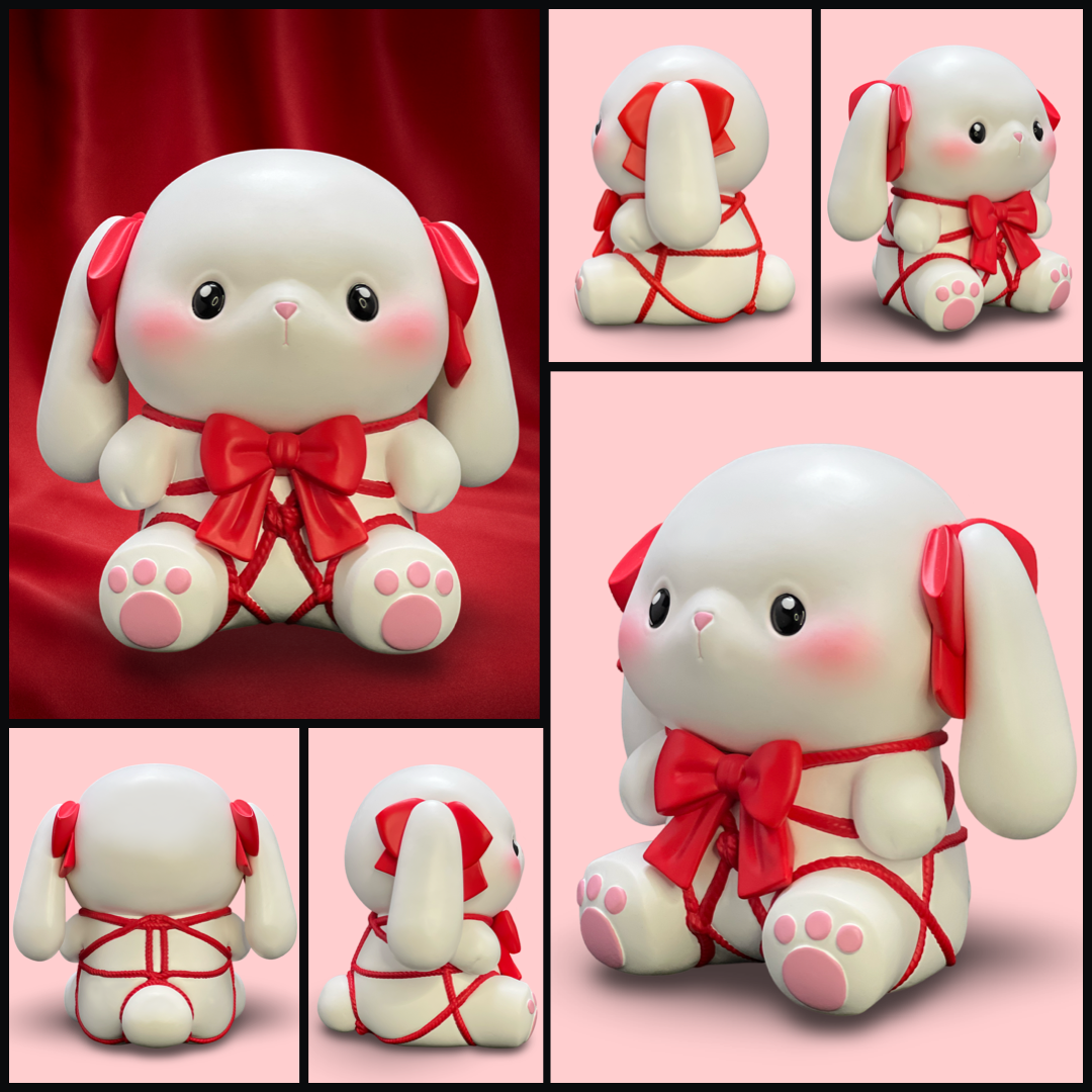 The Shibari Bunny Resin Art Figure (Pre-Order)