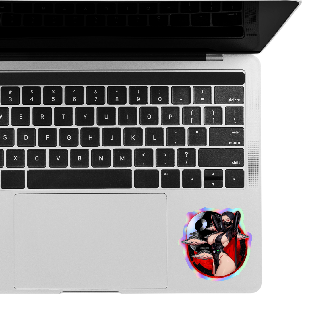 The Sexy Death Star Holographic Die-Cut Stickers