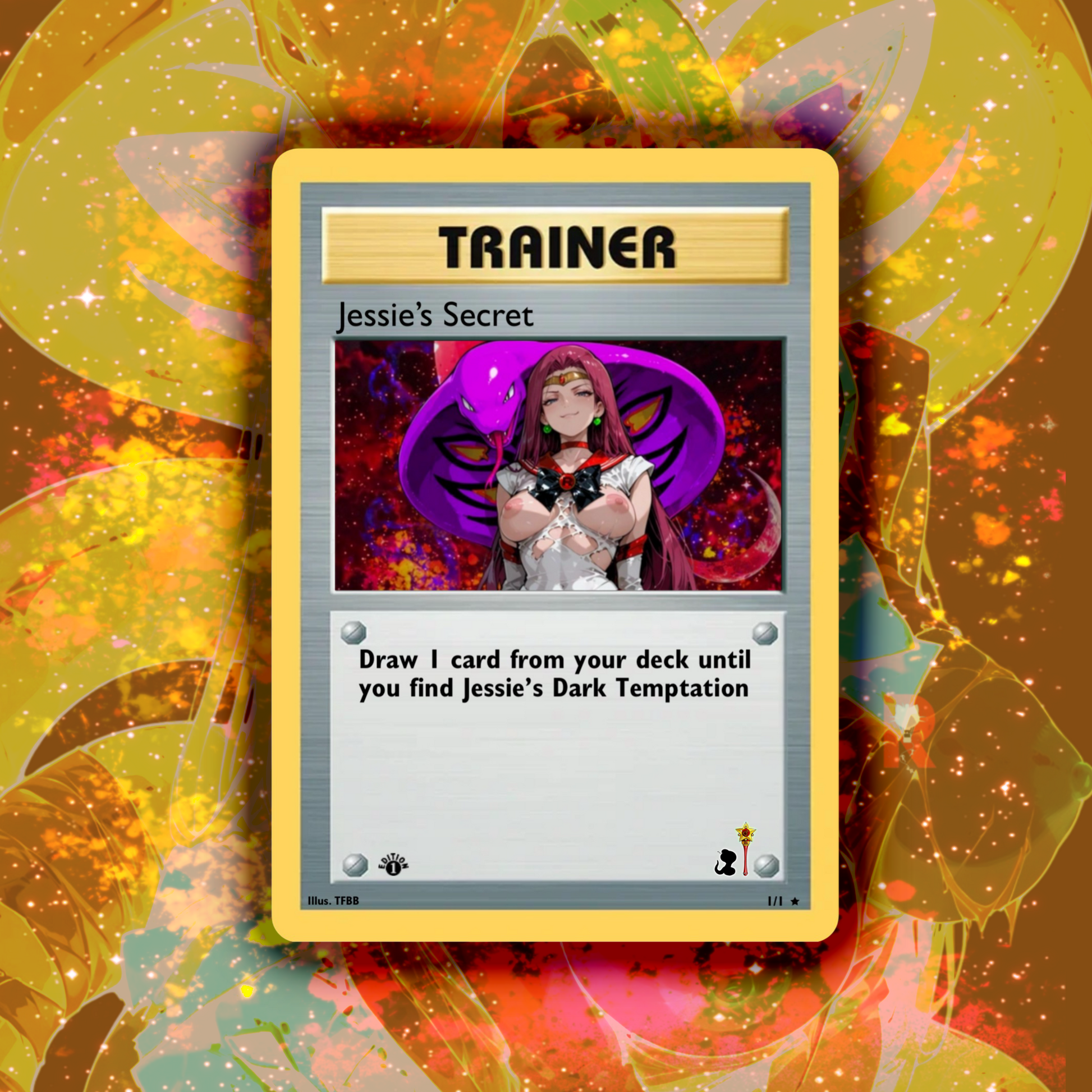 Exclusive Sailor Jessie Full Art Trainer Support Collectable Cards