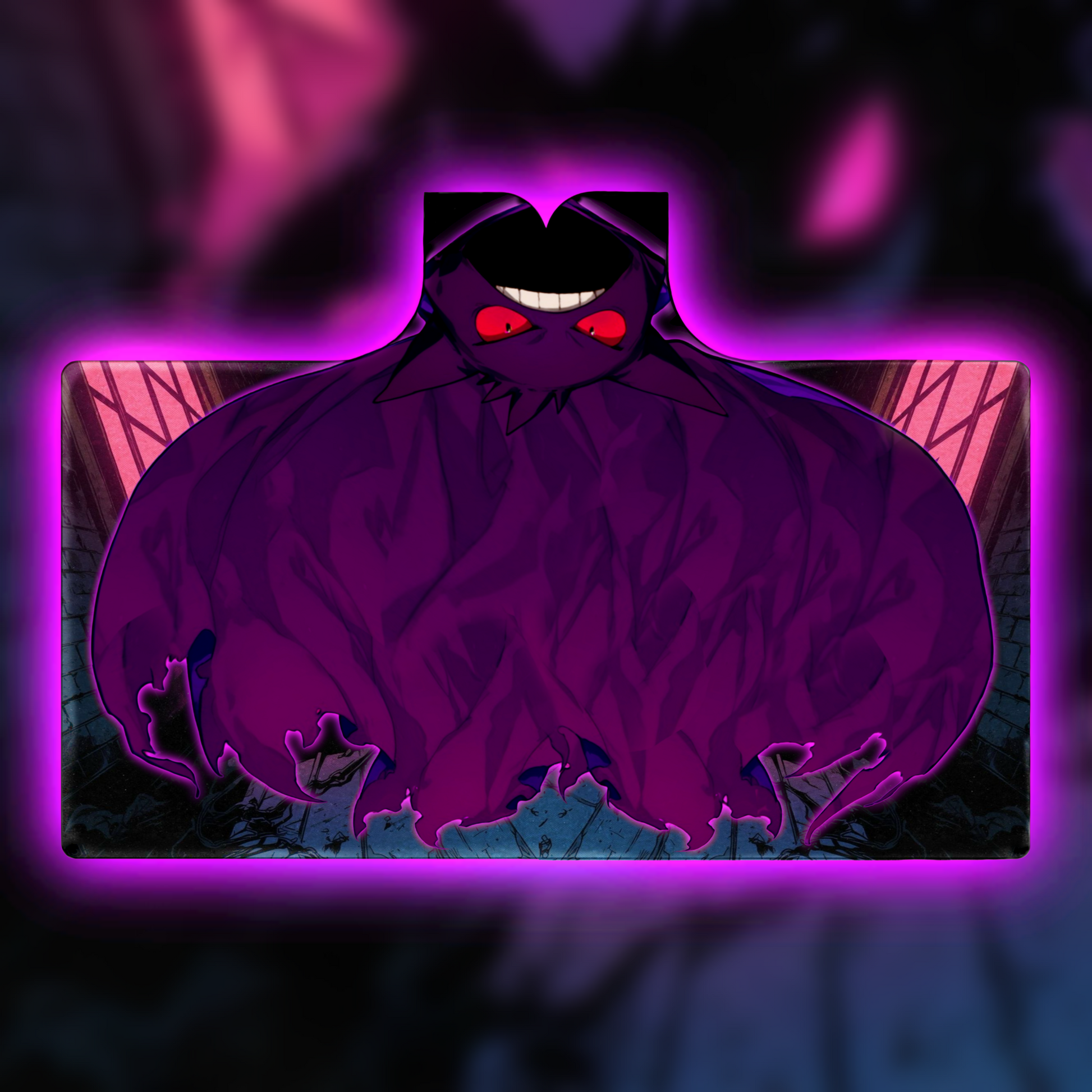 Gengar Cloak X Dark Fantasy Hooded Blanket