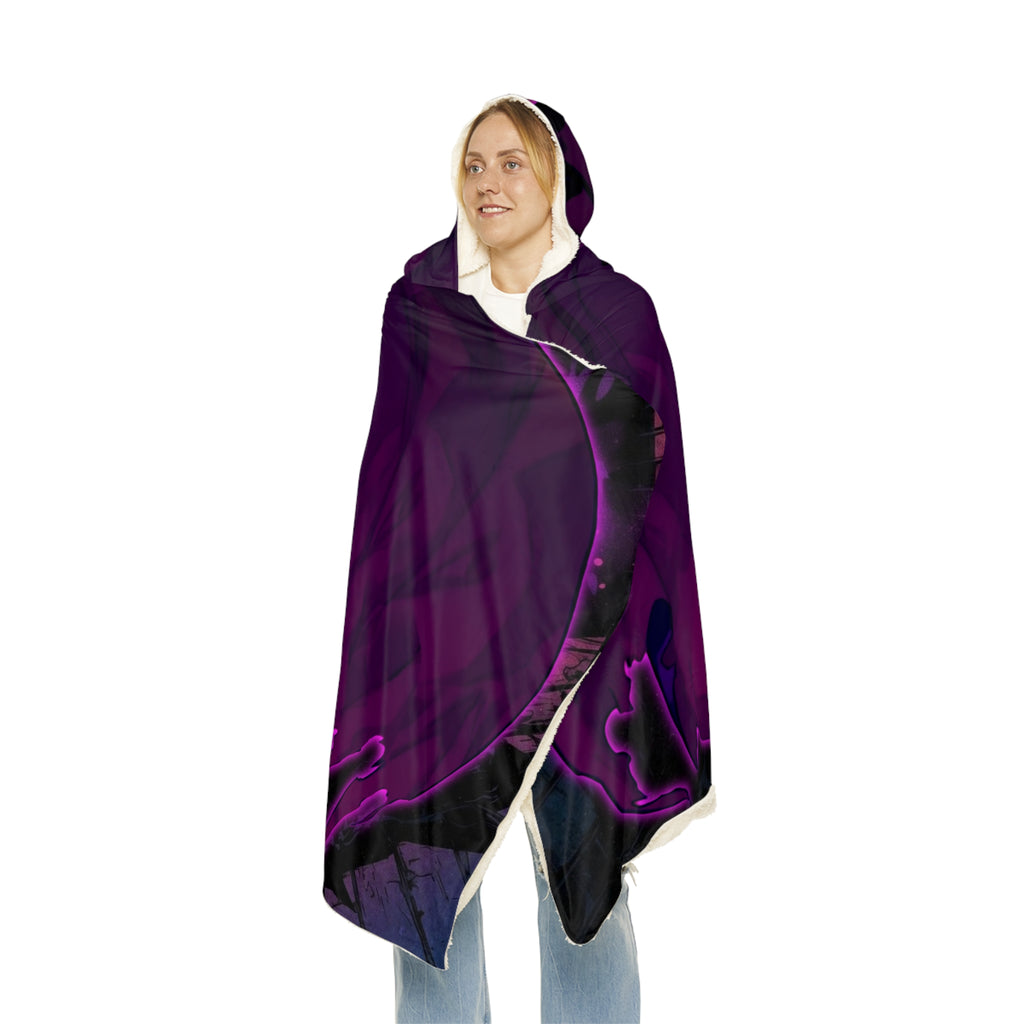 Gengar Cloak X Dark Fantasy Hooded Blanket