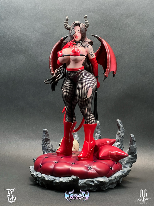 Figura de arte pin-up a escala 1/6 de la reina demonio súcubo Spite de Bishoujo Mom (pedido por adelantado)