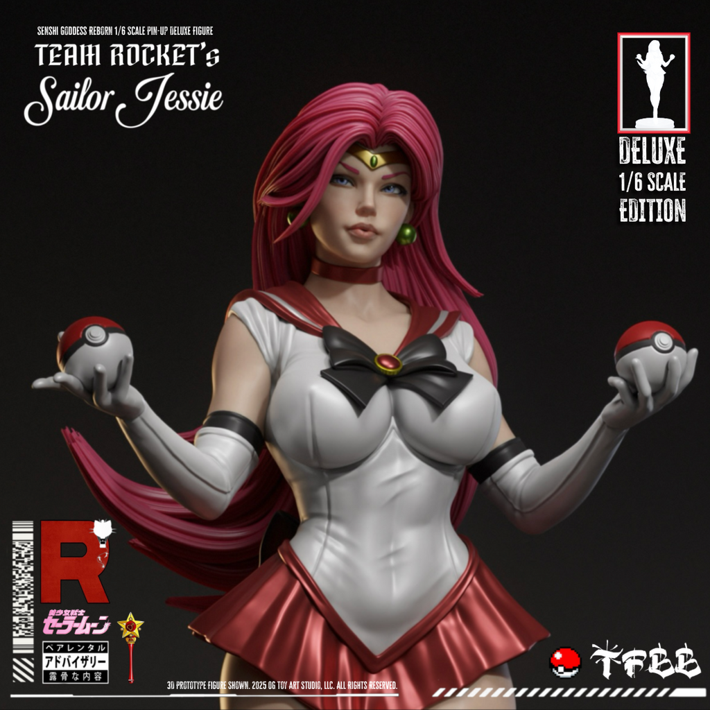 Sailor Jessie X Team Rocket’s Cosmic Senshi Goddess 1/6th Scale Deluxe Pin-up Art Figure