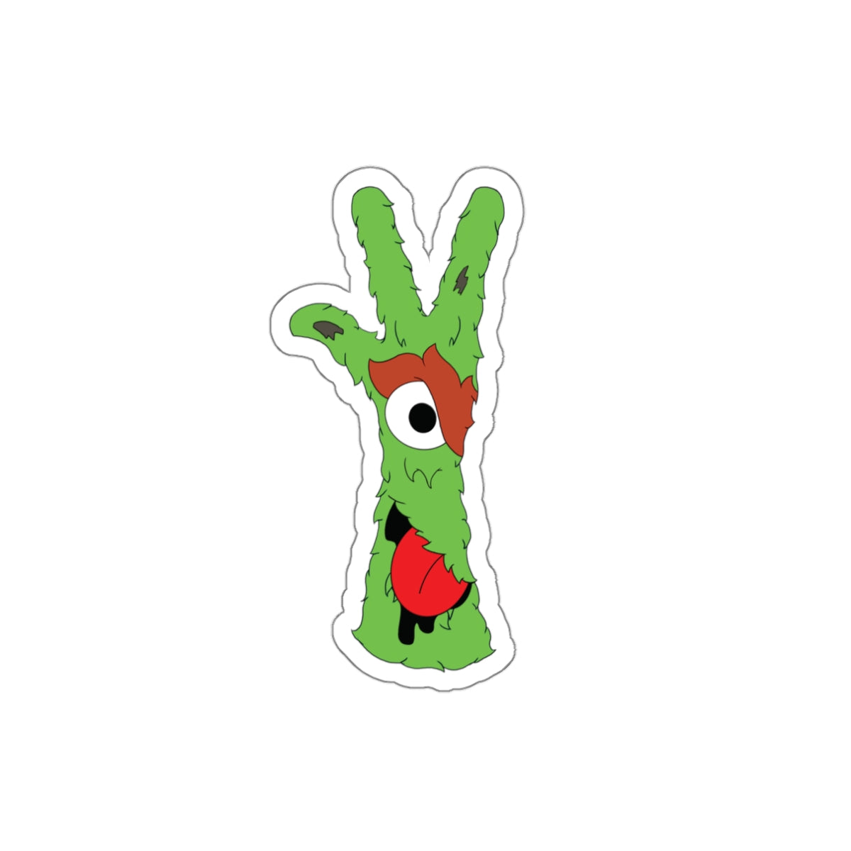 Grouchy Fingers Slapper Sticker