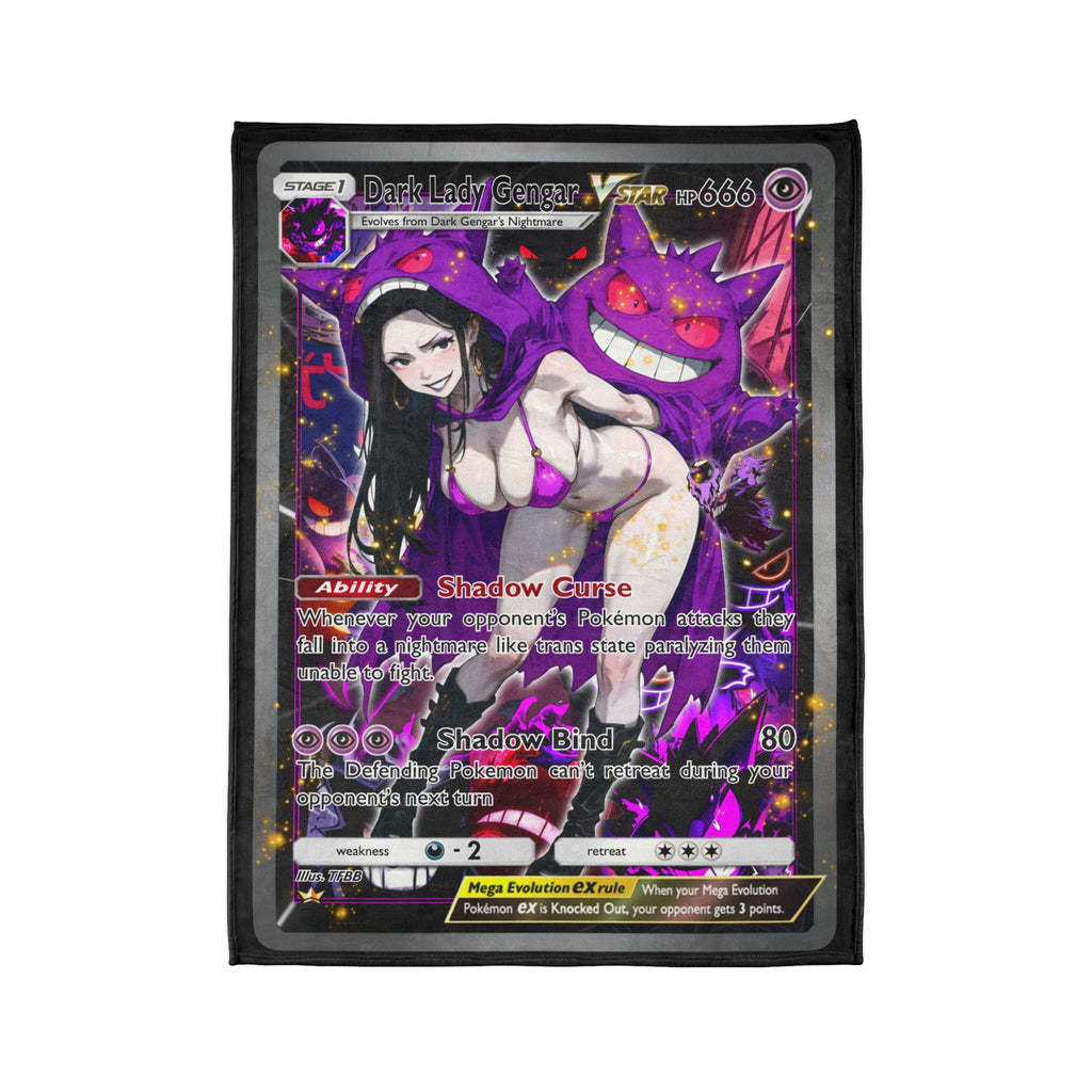 Gengar Goth Girl Plush OG Throw Blanket
