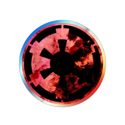 Imperial Sith Holographic Crest Die-Cut Stickers