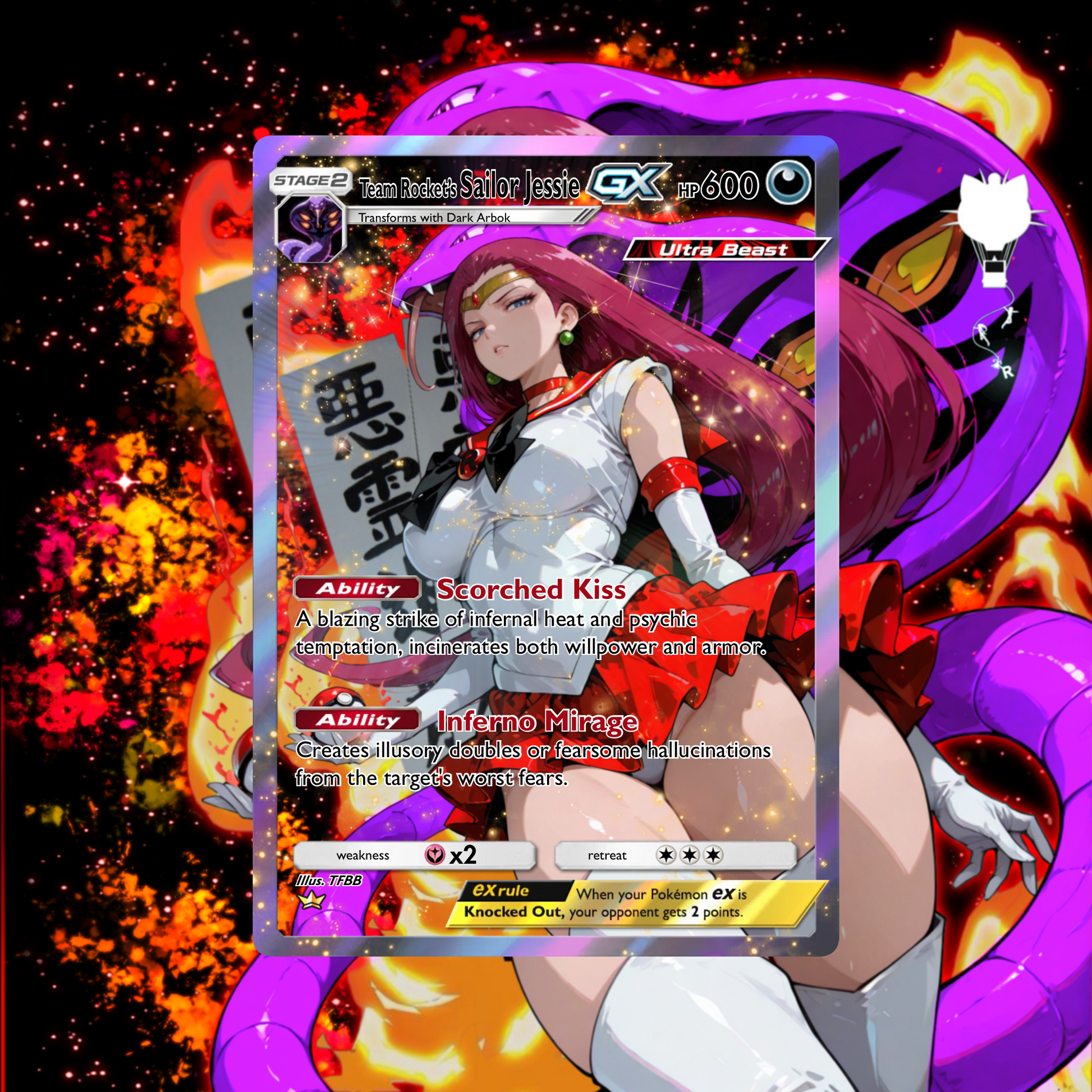 Exclusive Sailor Jessie Full Art Collectable card