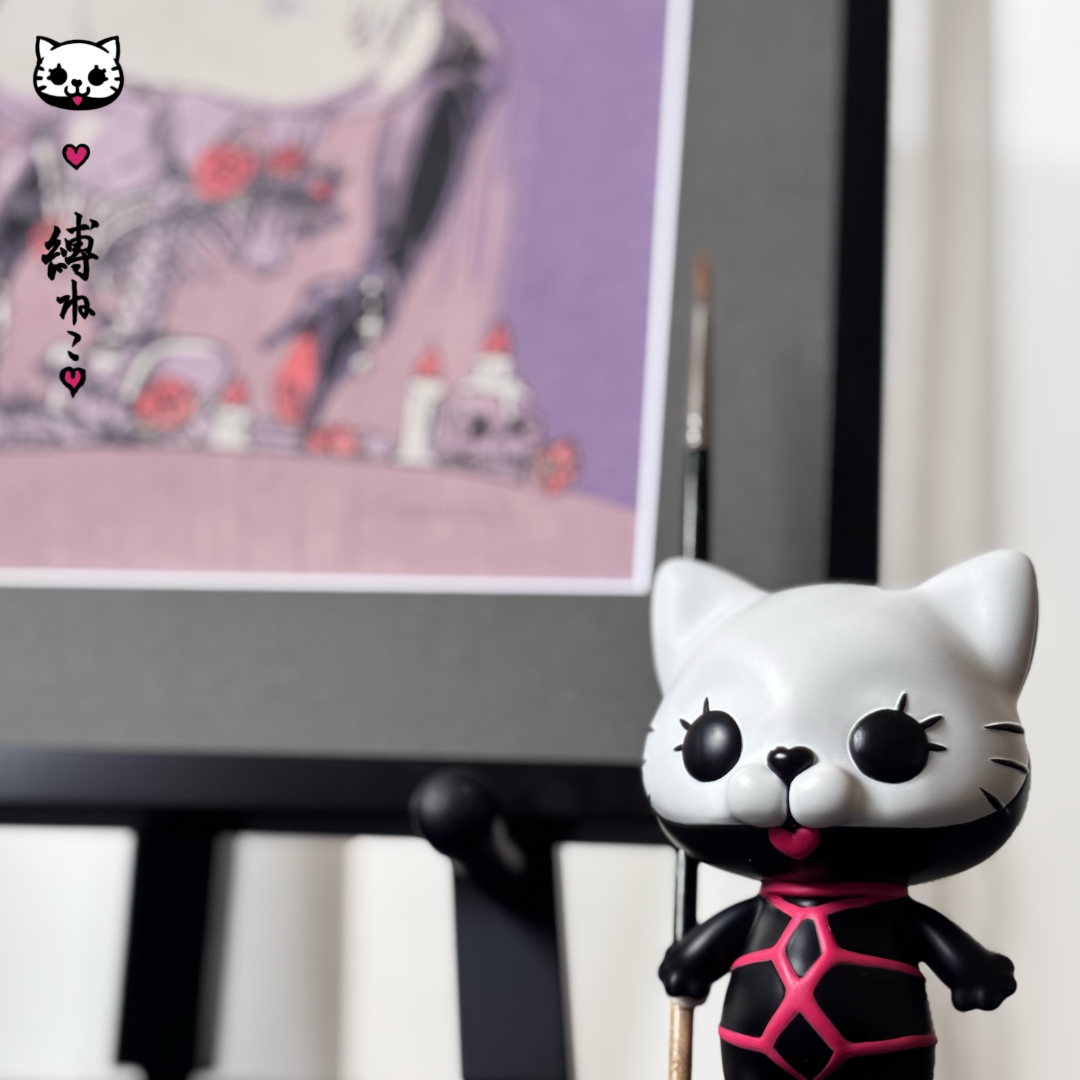 Neko Shibari Vinyl Art Figure (Pre-Order)