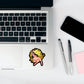 Golden Naughty Love Slapper Sticker