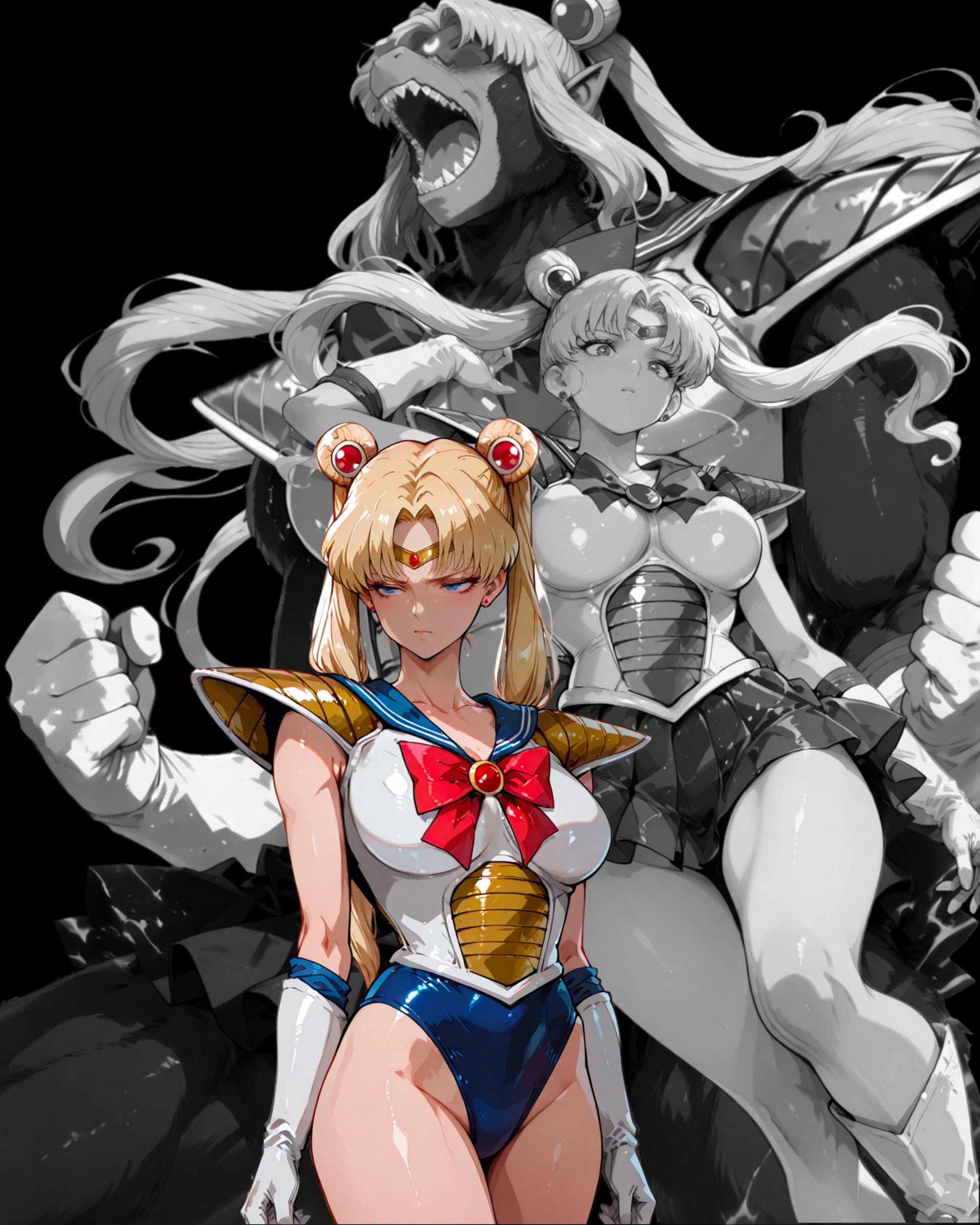 Super Sailor Moon X OG Primal Moon Oozaru 1/4th Scale Figure