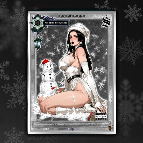 A Goth Girl Christmas II X Dark Fantasy Waifu Holo Collectable Card set