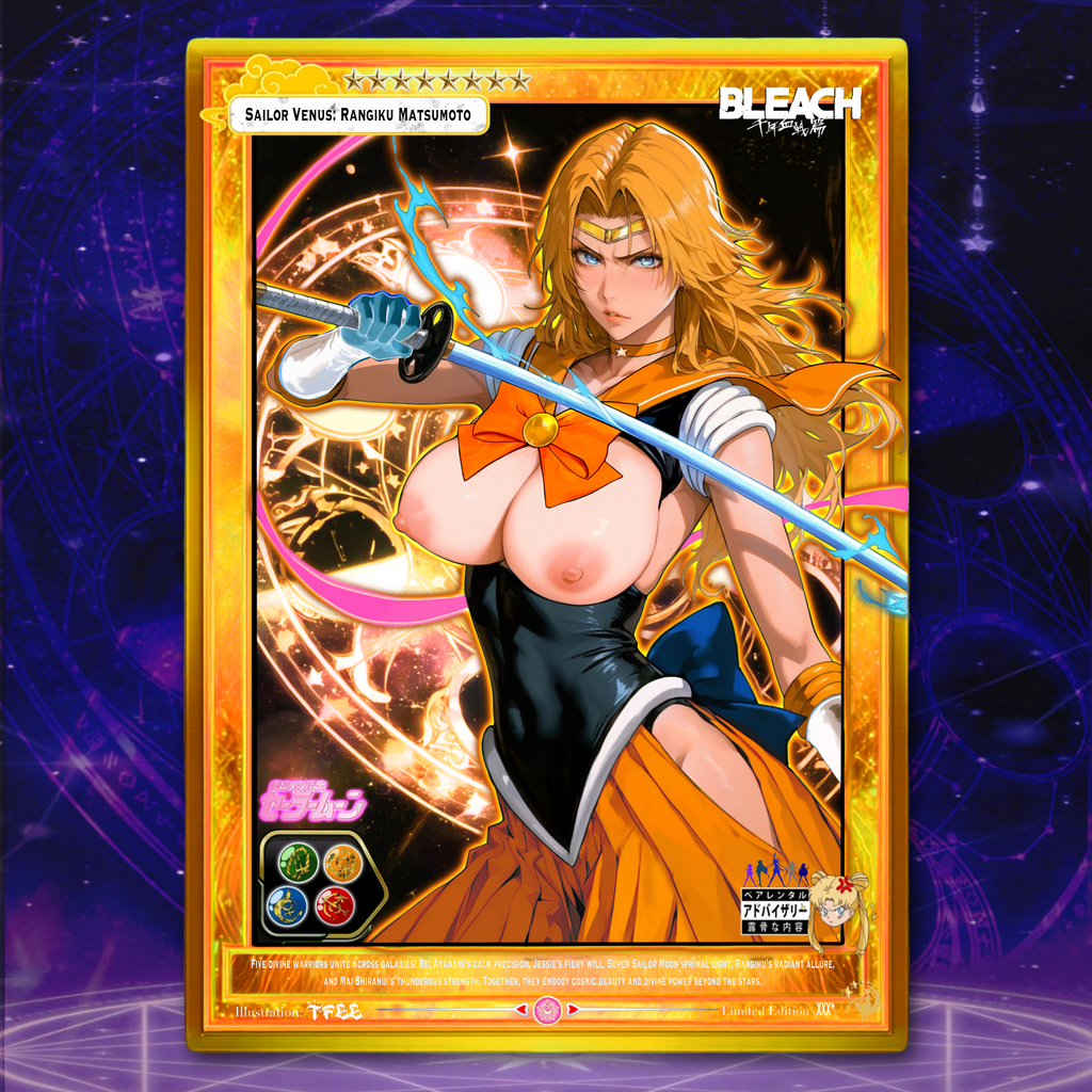 Sailor Venus X Rangiku Matsumoto Senshi Goddesses Holo Collectable Card