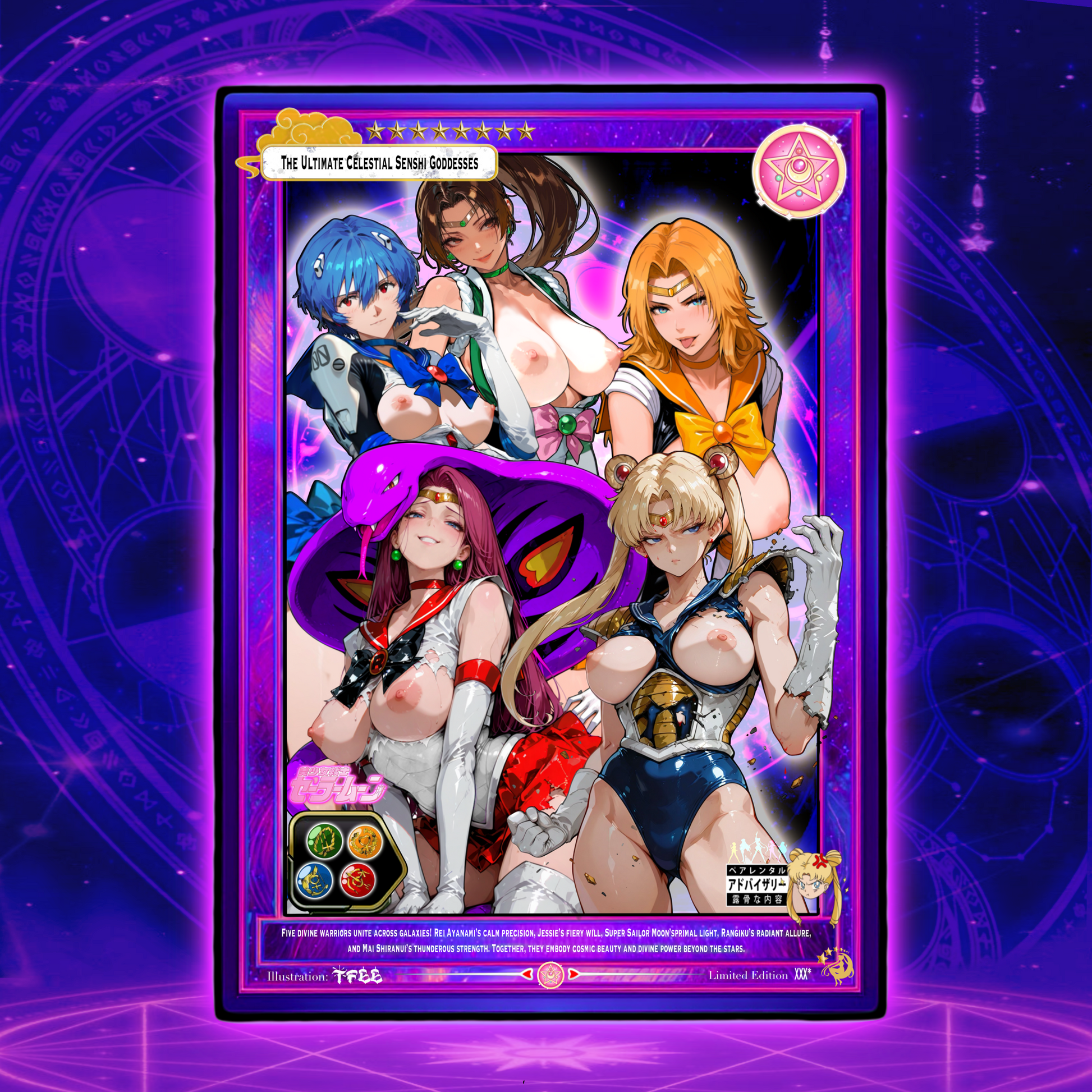 The Ultimate Celestial Senshi Goddesses Holo Collectable Card