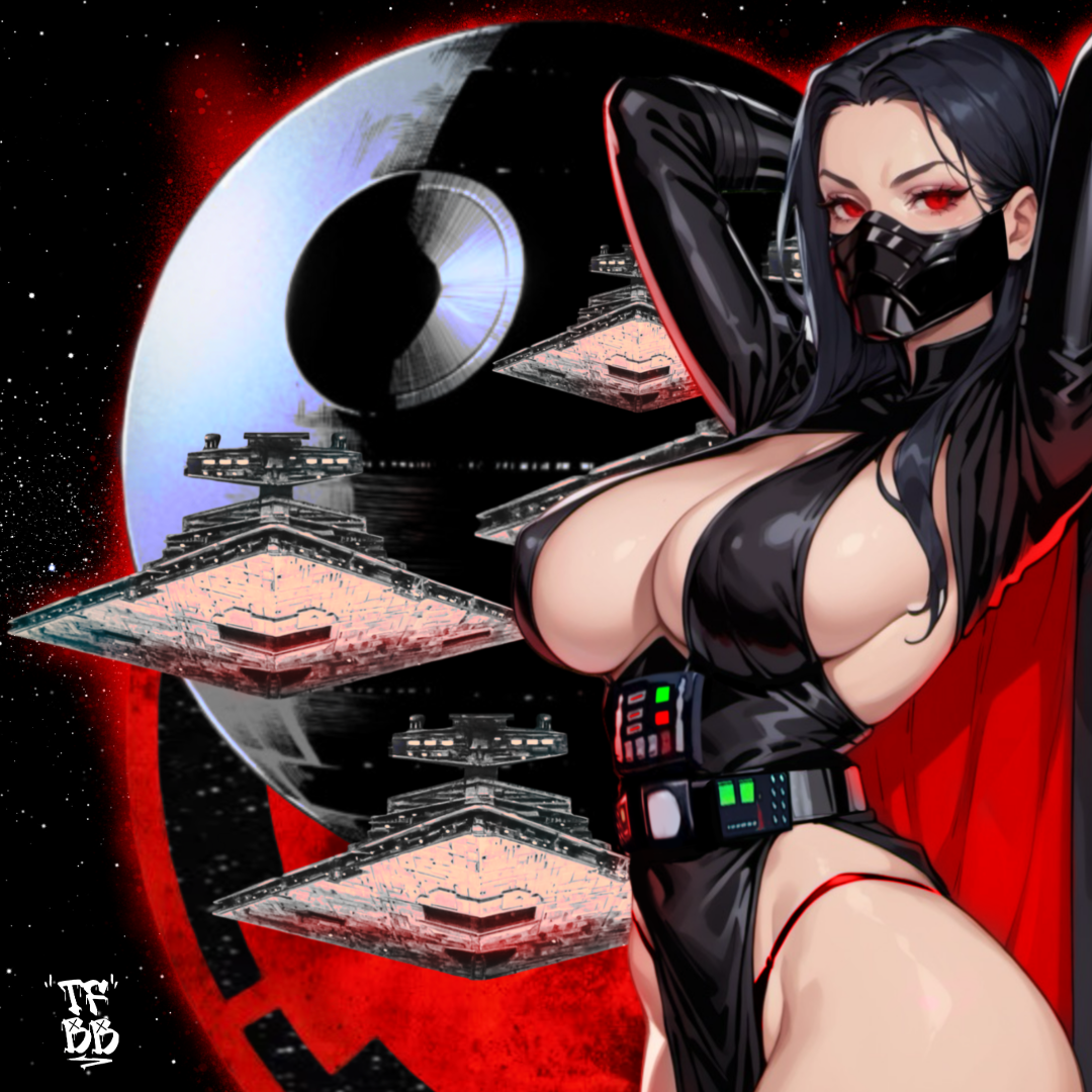 The Sexy Death Star Holographic Die-Cut Stickers