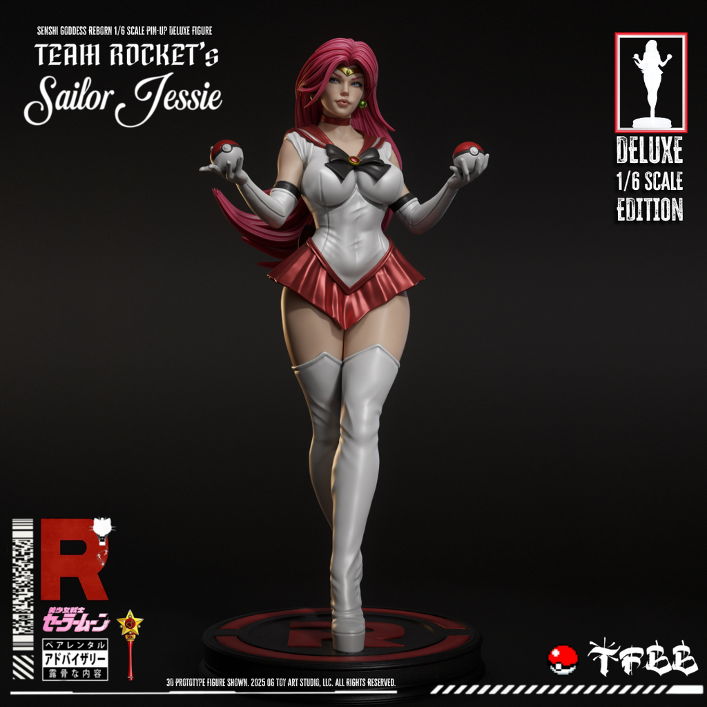 Sailor Jessie X Team Rocket’s Cosmic Senshi Goddess 1/6th Scale Deluxe Pin-up Art Figure
