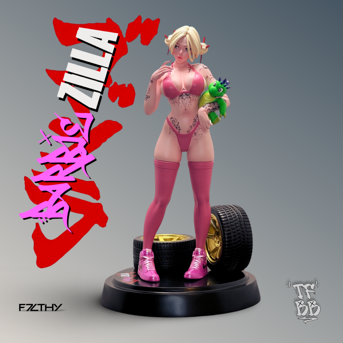 BarbieZilla The GTR Queen 1/6 Scale Art Figure (Pre-Order)