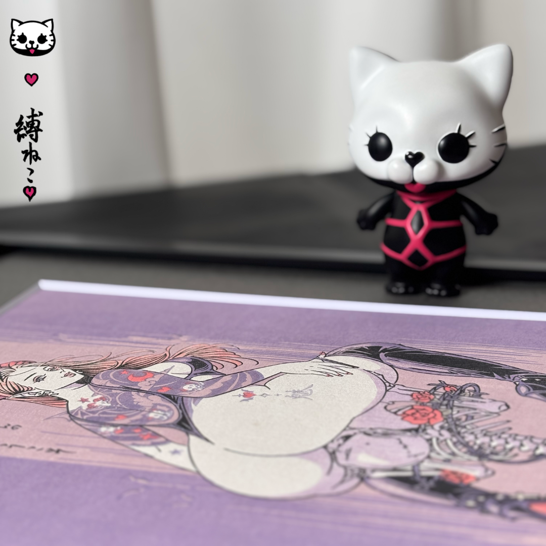 Neko Shibari Vinyl Art Figure (Pre-Order)