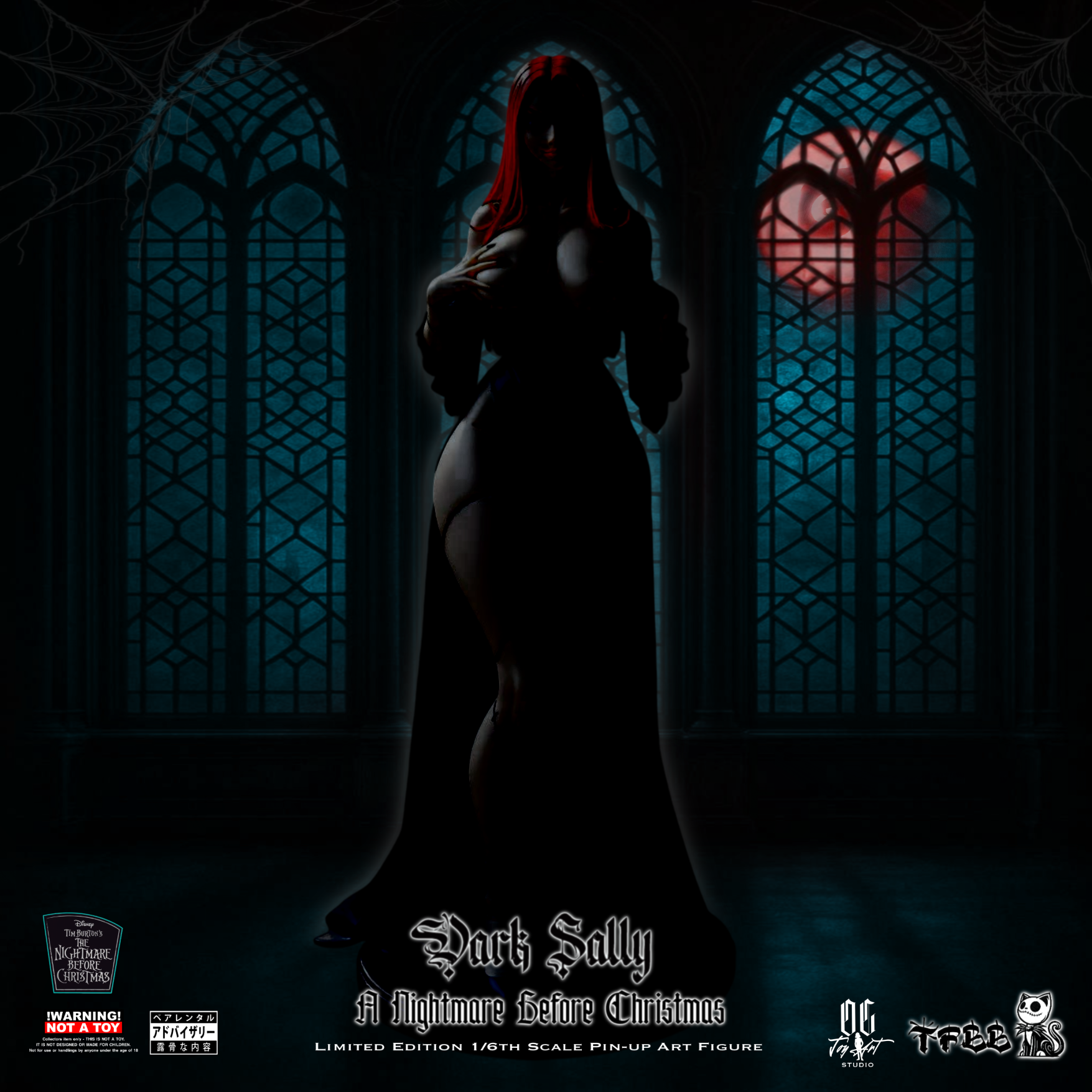 Dark Sally X A Nightmare Before Christmas Limited Edition 1/6 Scale Pin-up Art Figure