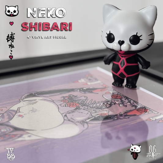 Neko Shibari Vinyl Art Figure (Pre-Order)