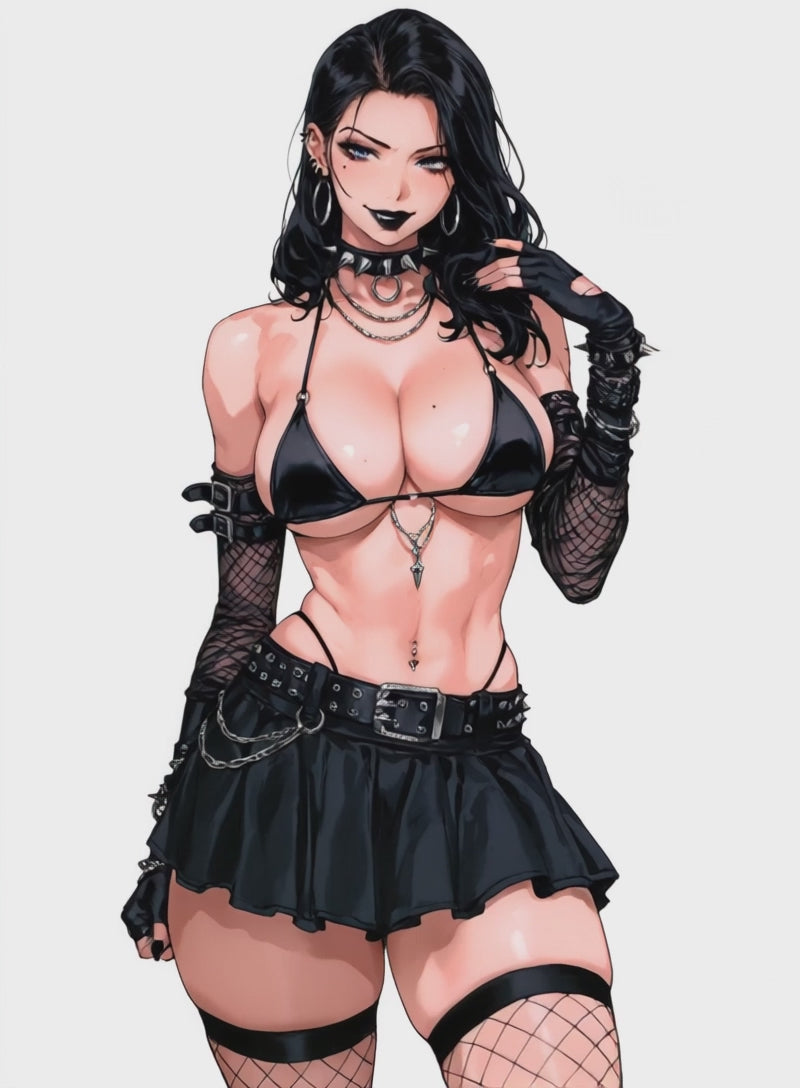 Sonya Kuro Kitty X Waifu Goth Girl - Free Digital Art Download