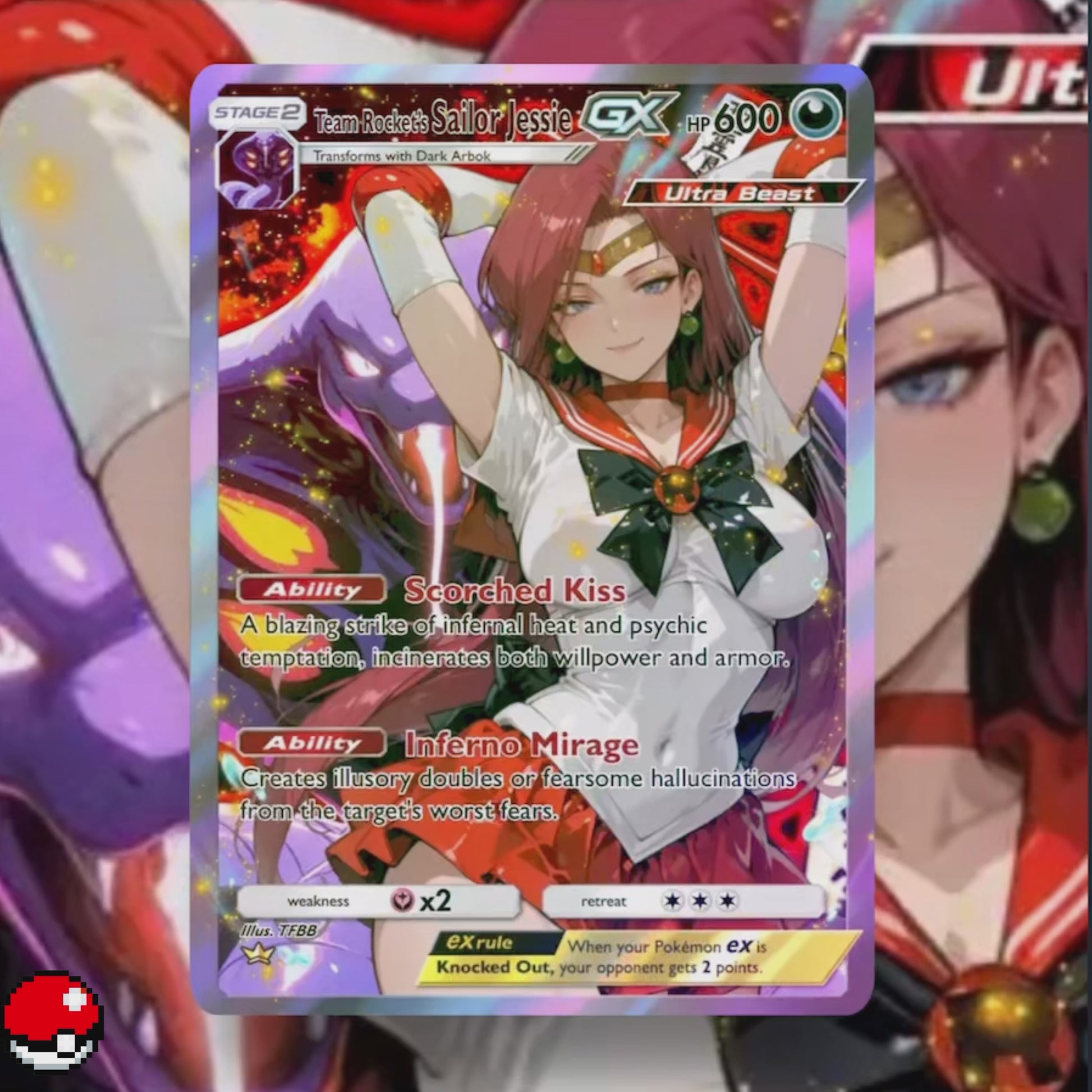 Exclusive Sailor Jessie Full Art Collectable card