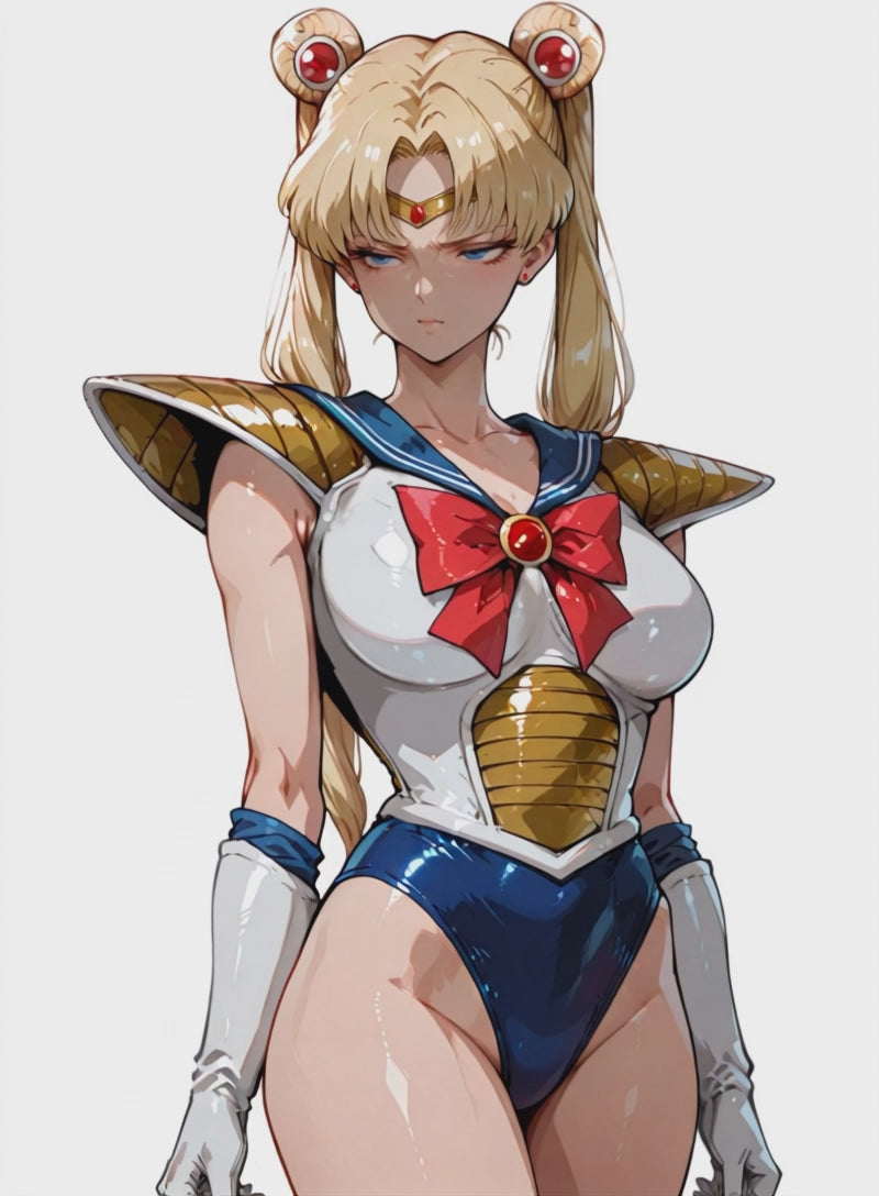 Super Sailor Moon x DBZ Cosmic Senshi Goddess - Free Digital Download